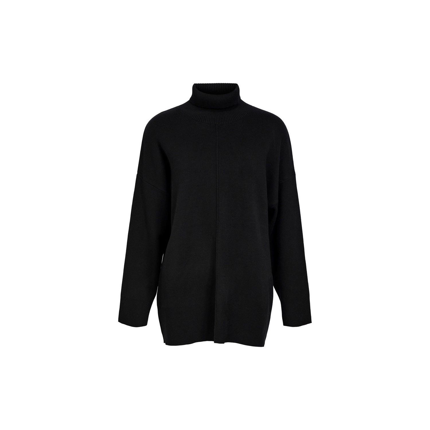 Object objgunvor l/s knit tunic black