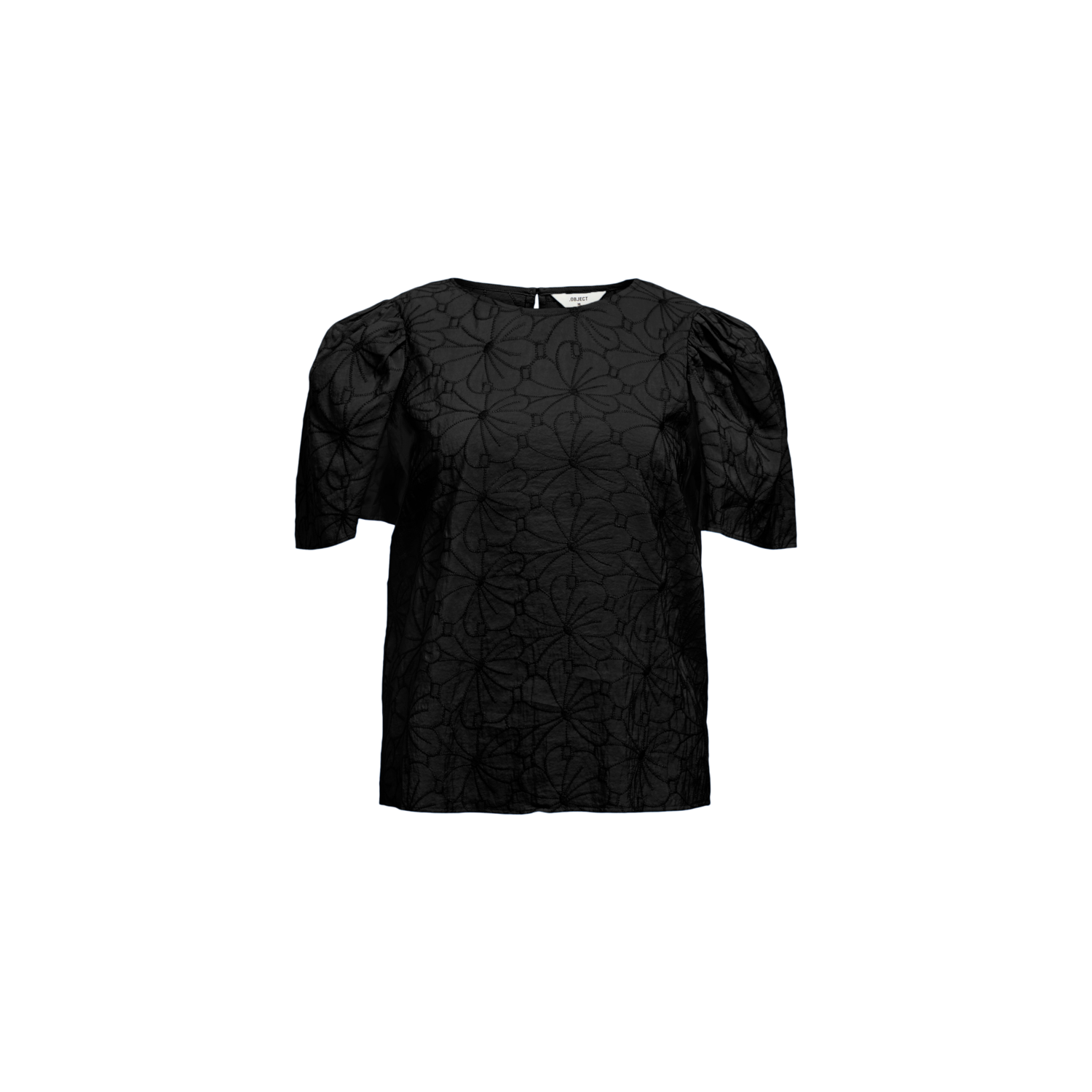 Object objilly s/s o-neck top 138 black