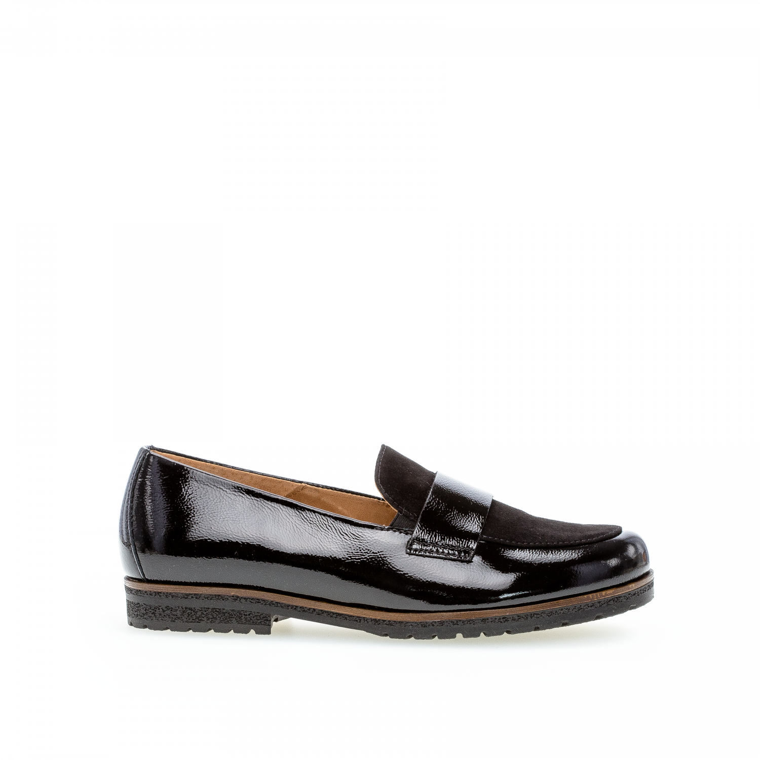 Gabor 72.042.37 Knautschlack/Samt Zwart