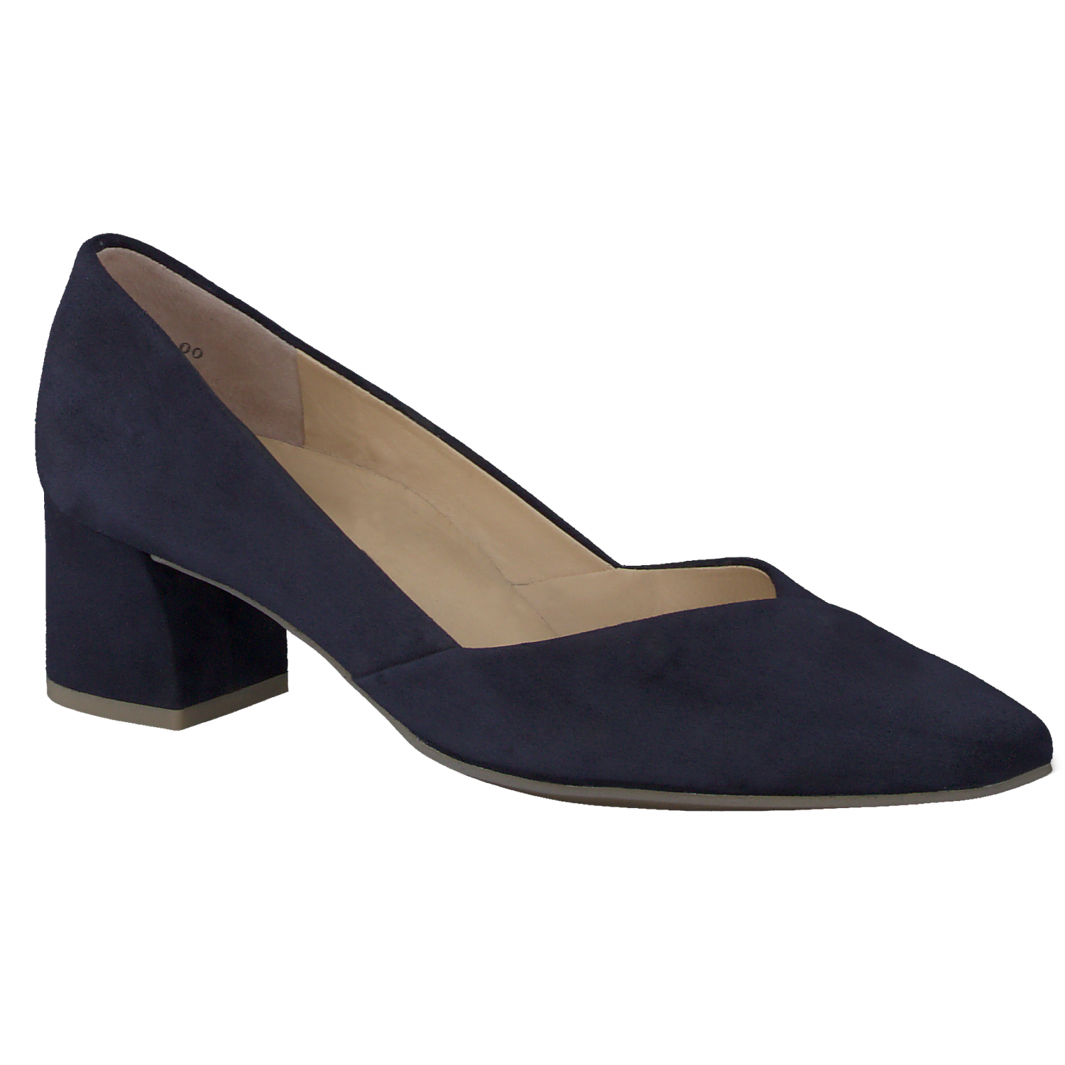 Paul-Green 3740 Blauw suede pump