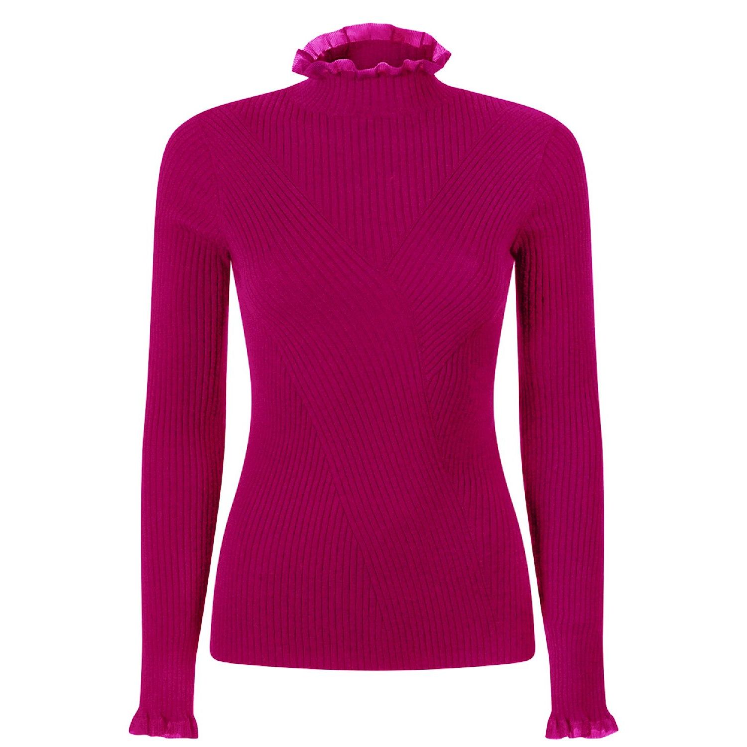 Aaiko vida sweater winter fuchsia