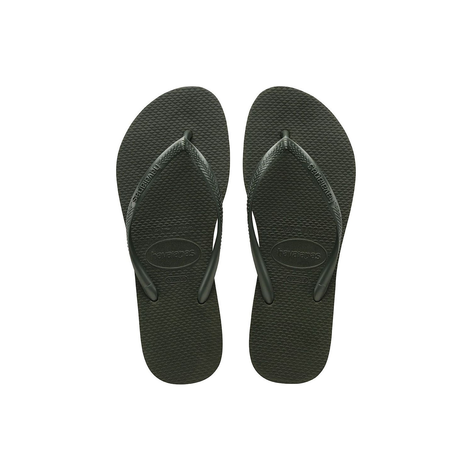 Havaianas slim slipper olive green