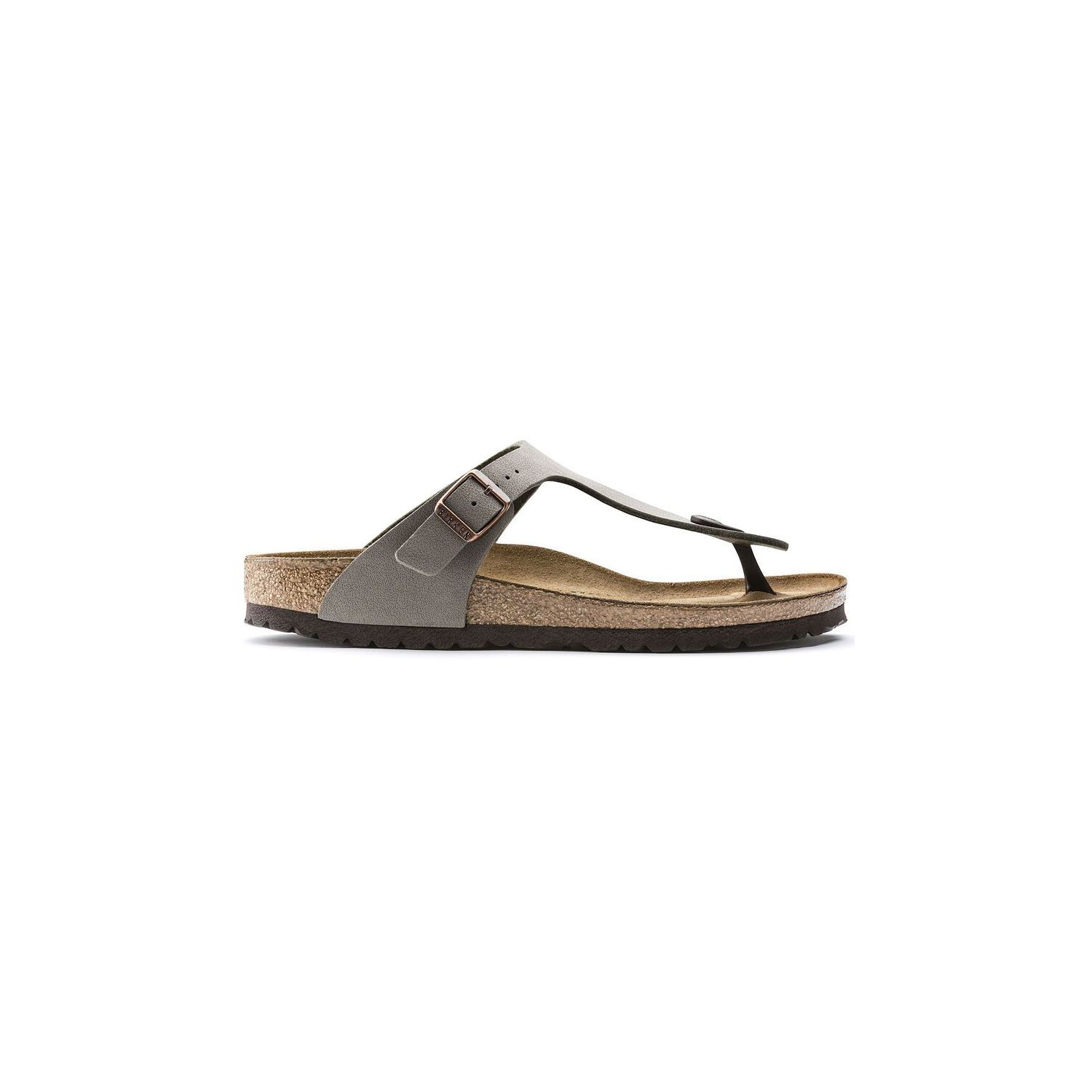 Birkenstock Gizeh Birko-Flor Nubuck Stone