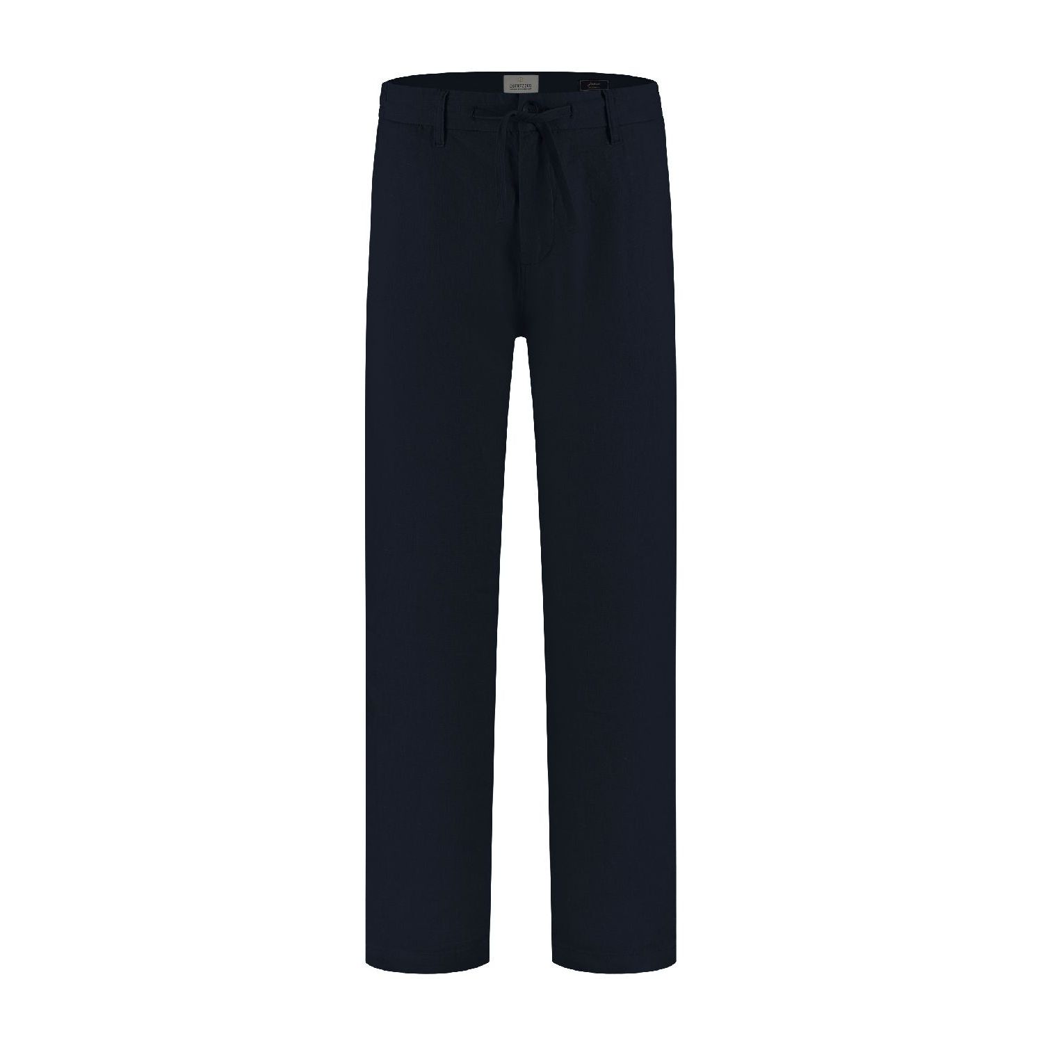 Dstrezzed james beach pant 100% linnen dk navy
