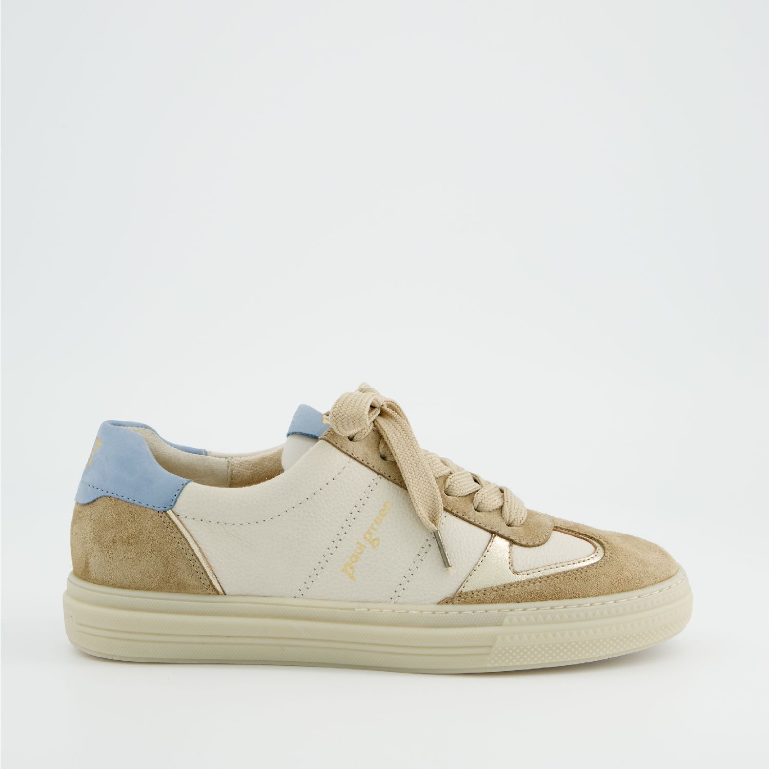 Paul-Green 5466-059 White/Offwhite suedecombi