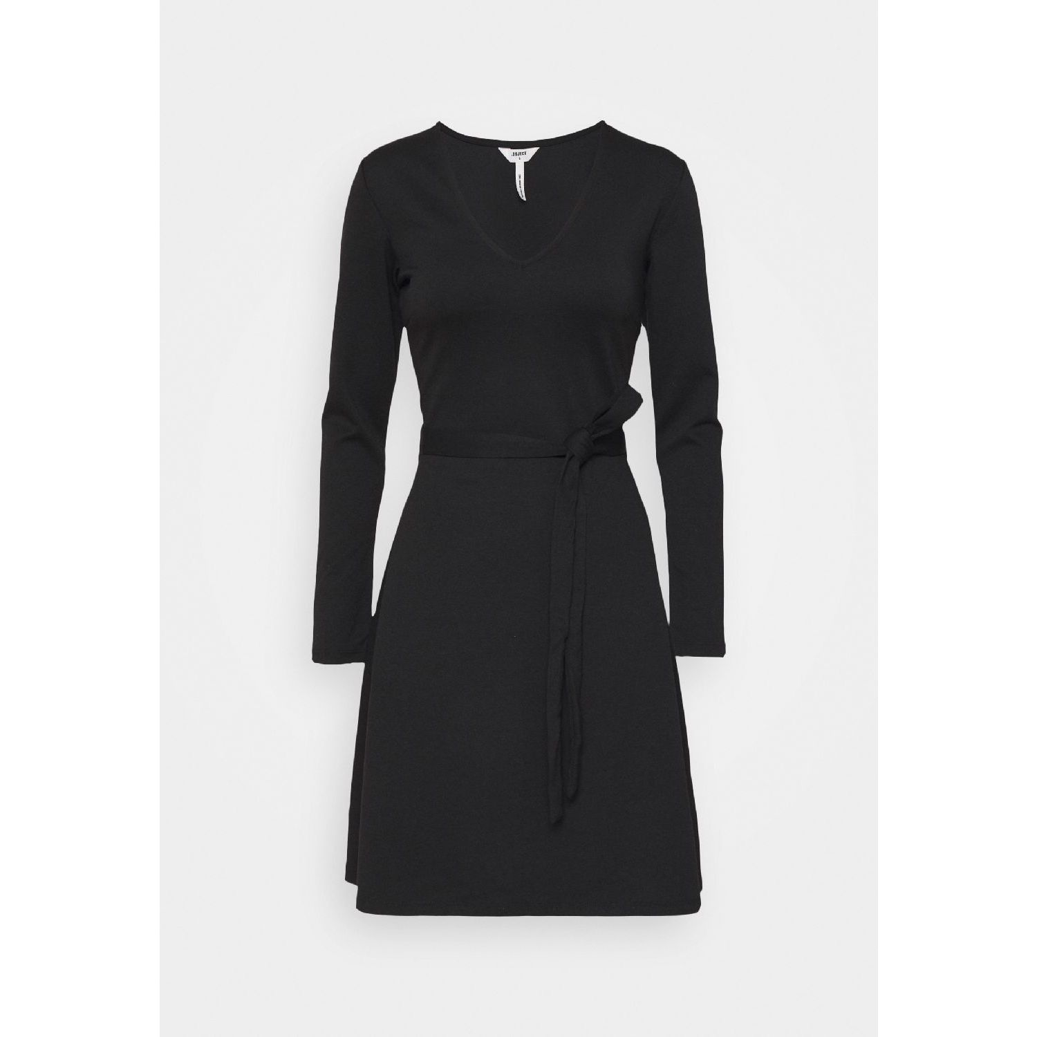 Object objsava l/s v-neck dress noos black