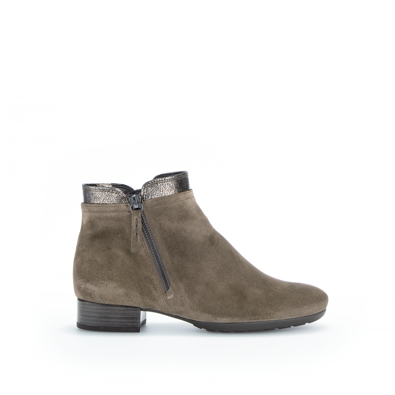 Gabor Taupe/bronc Suede Laarsje