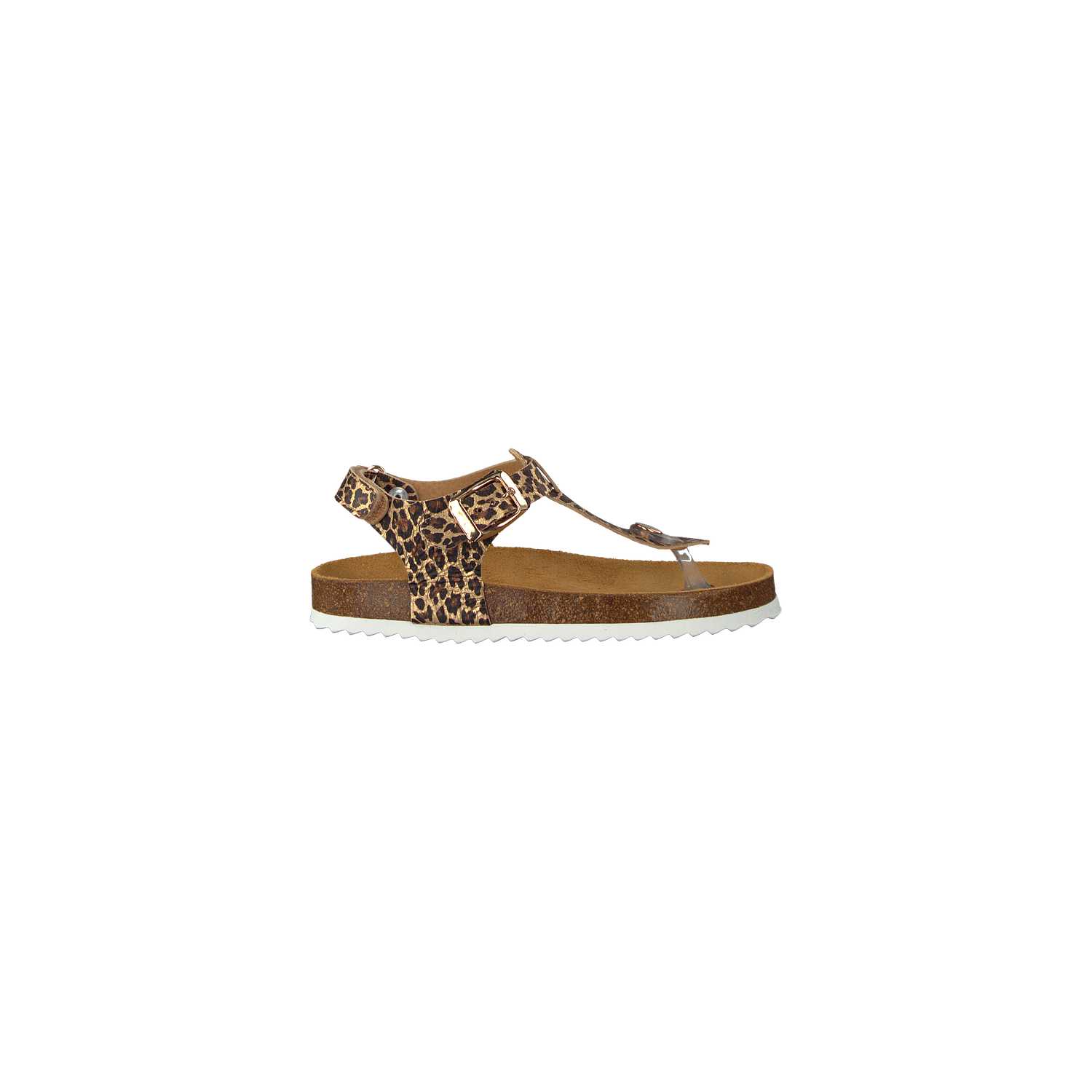 Develab Girls Sandal Leopard Gold Fantasy