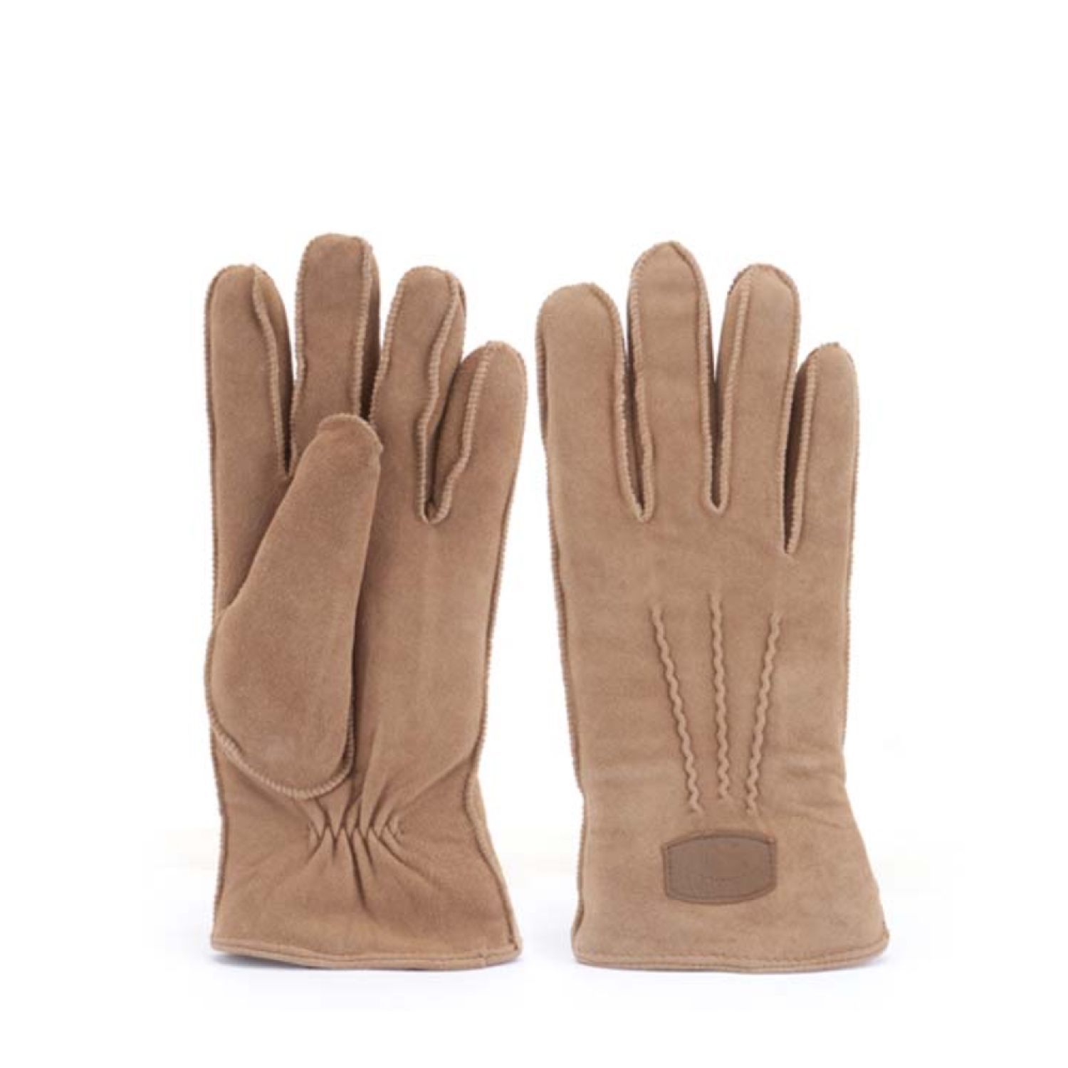 Warmbat Gloves Woman Goat Suede Chestnut