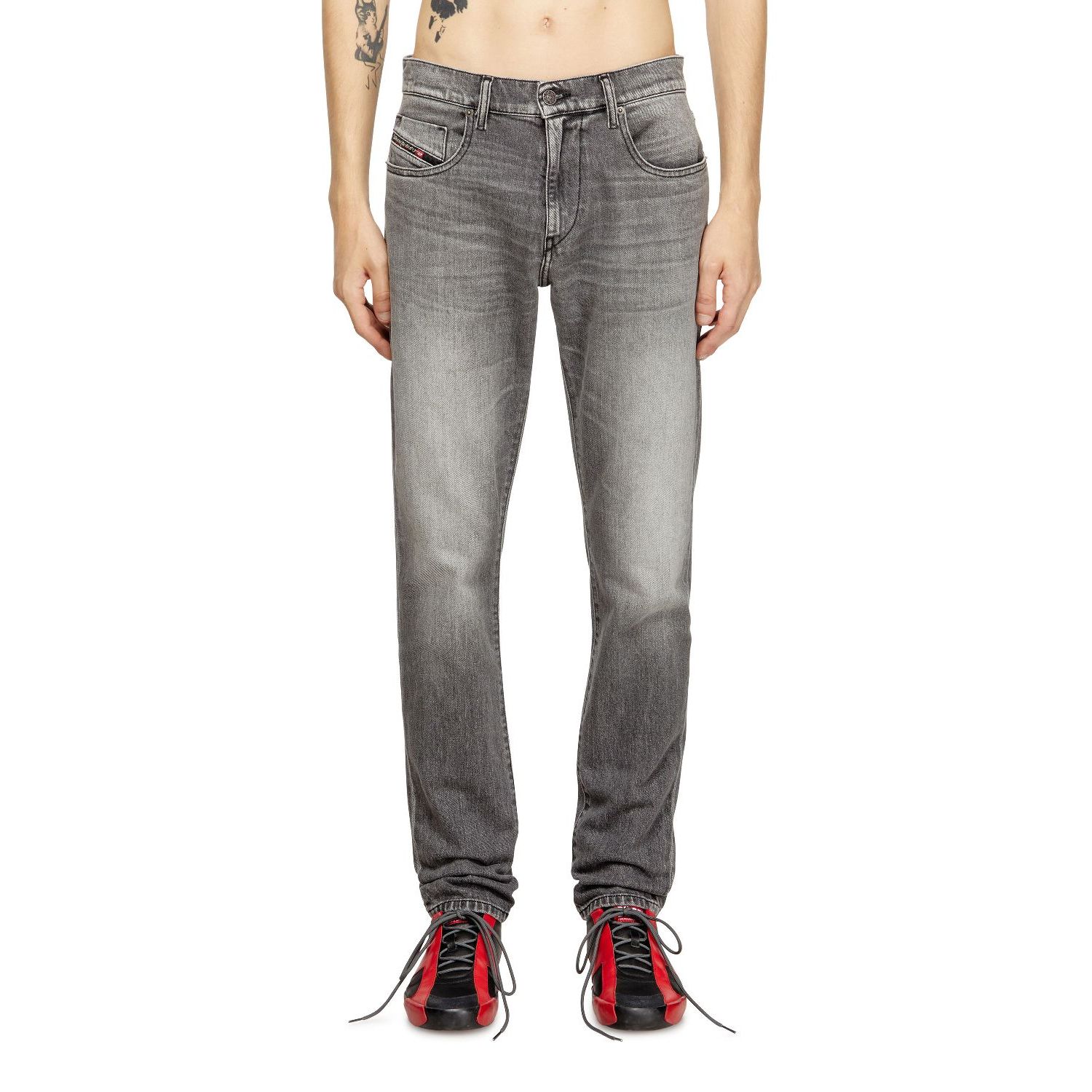 Diesel 2019 d-strukt jeans 09m30 grijs