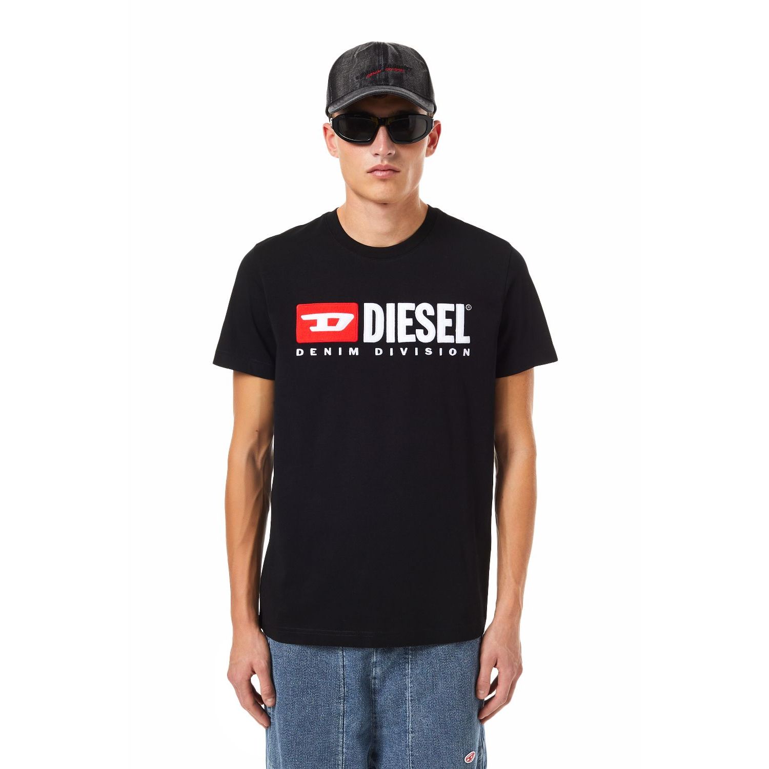 Diesel t-diegor-div magliette t-shirt zwart