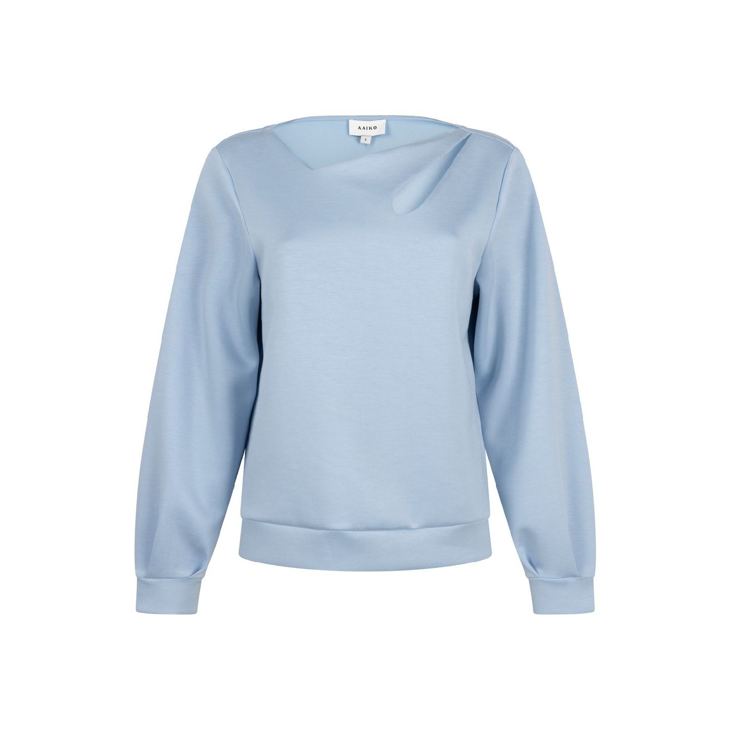 Aaiko evelyn vis sweater poplinblue