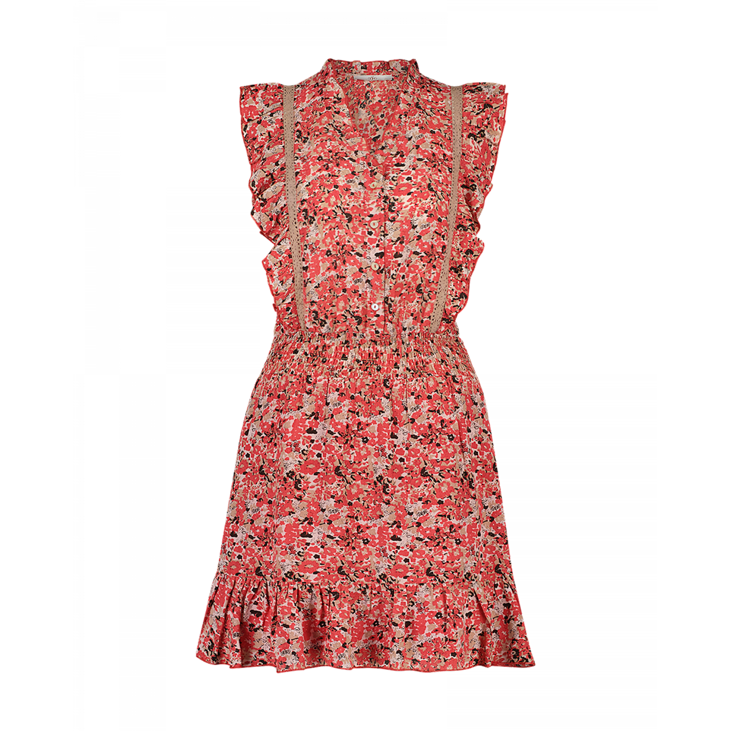 Aaiko fayenne flower dress cayenne