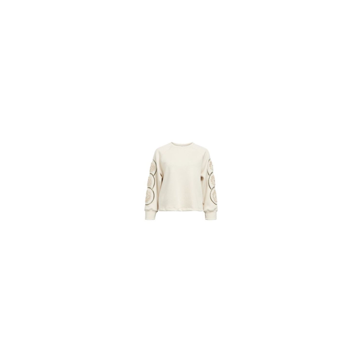 Object objdorina l/s sweat top white sand