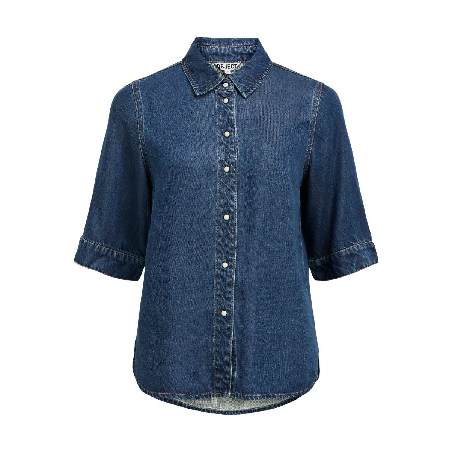 Object objframe 2/4 denim top noos dark blue denim