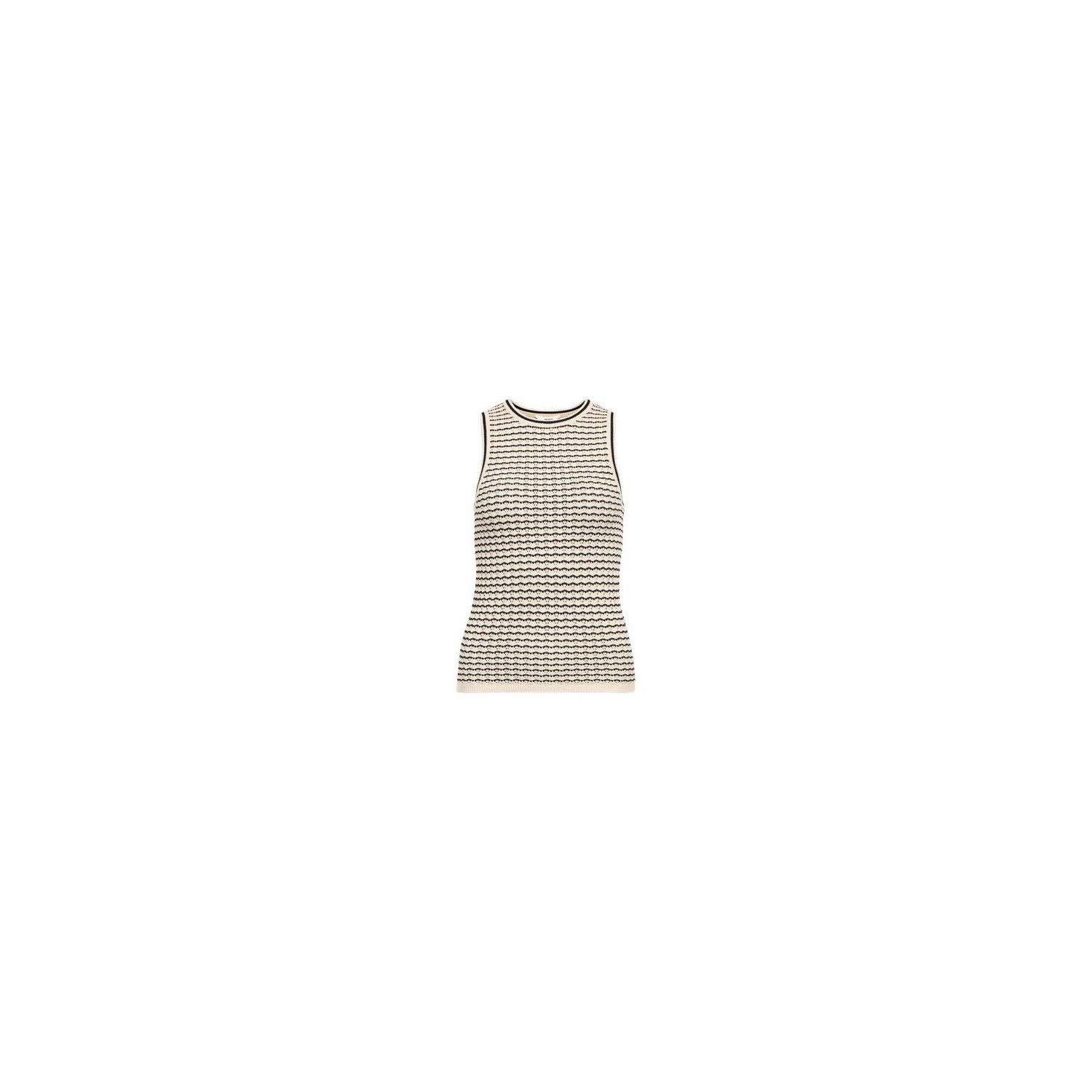 Object objester pattern tank top sandshell