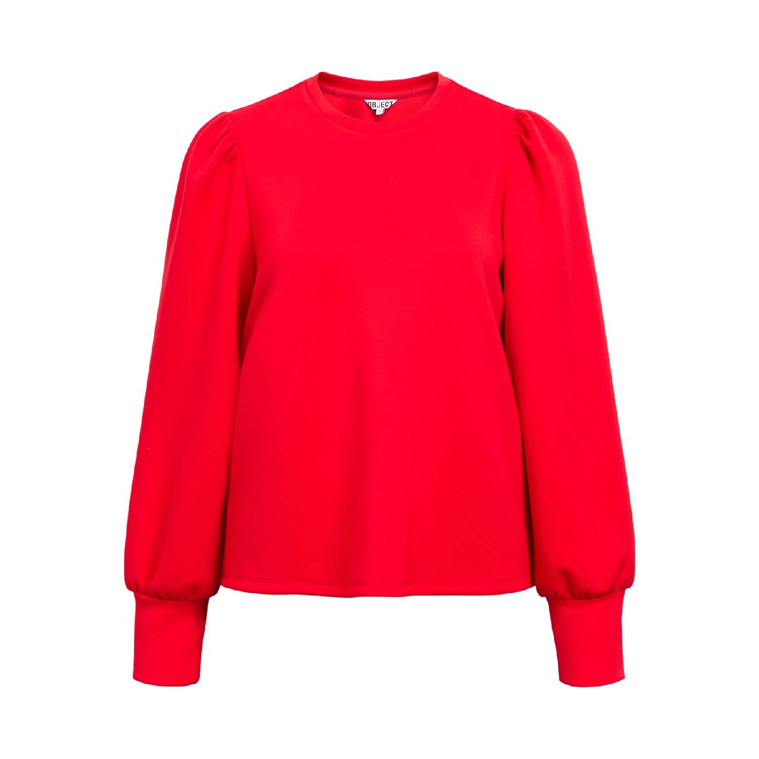 Object objandrea re l/s o-neck top noos poinsettia