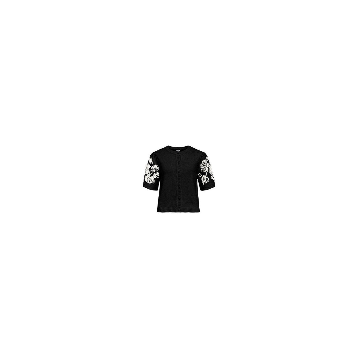 Object objjane 2/4 re knit cardigan black