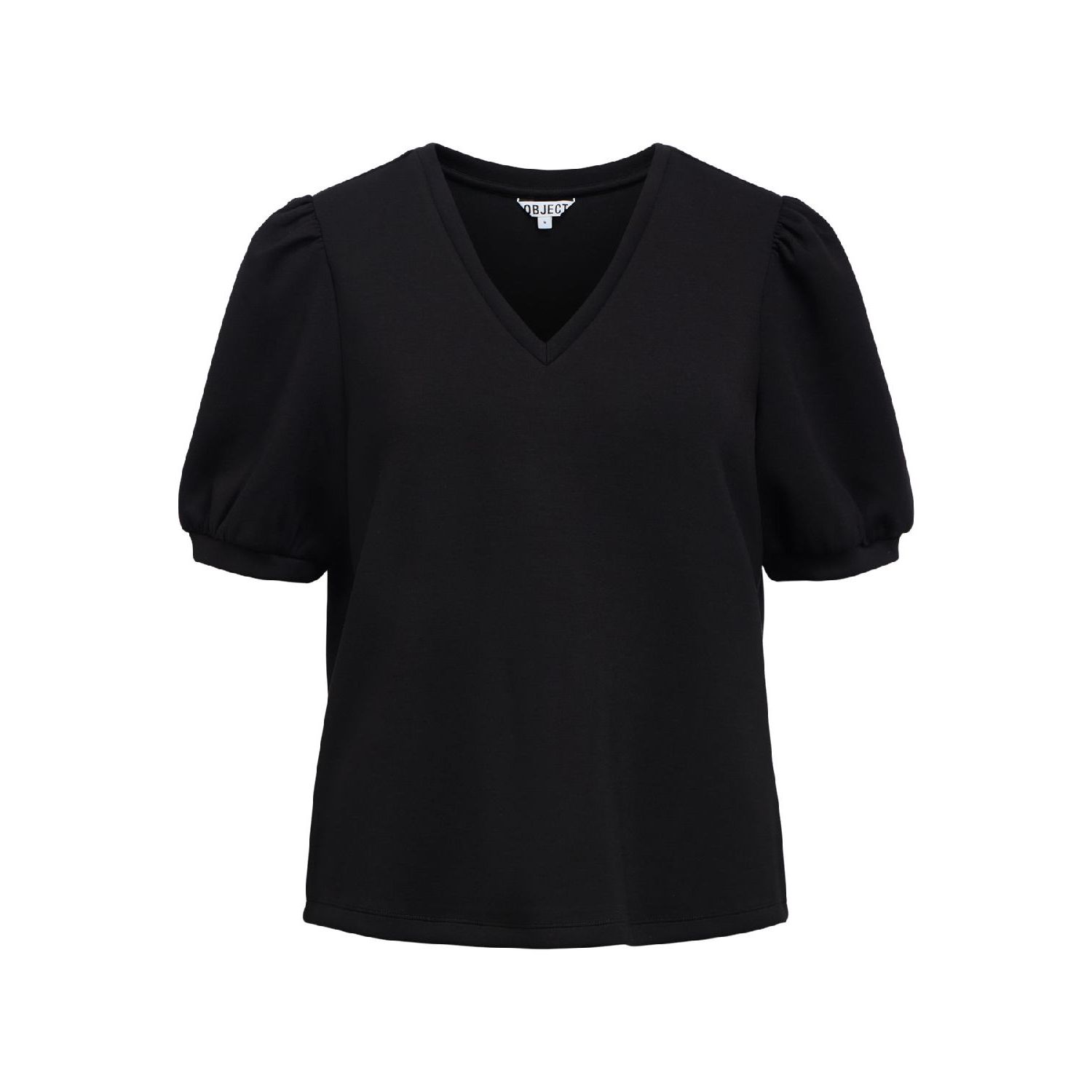 Object objandrea s/s re v-neck top noos black