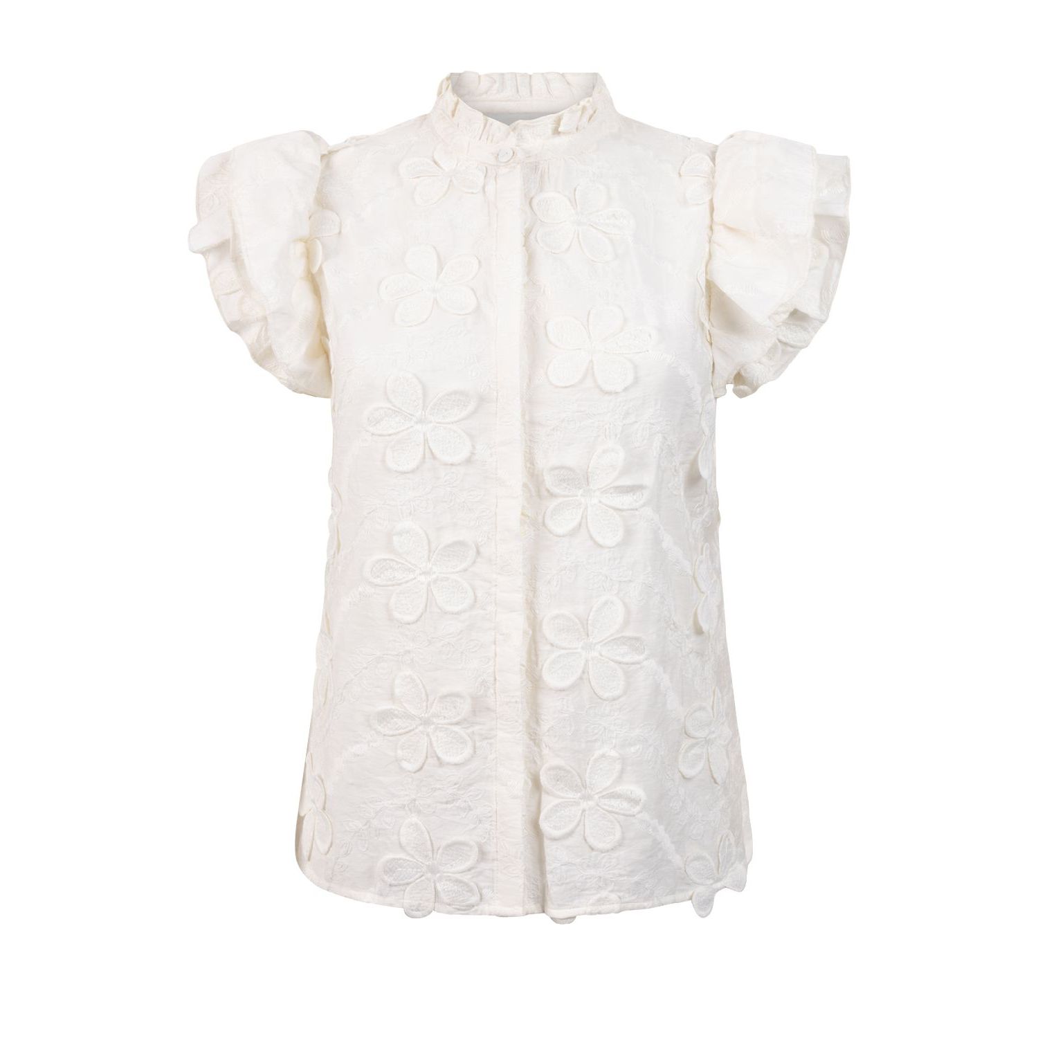 Aaiko gezana embroidery top lesblancs