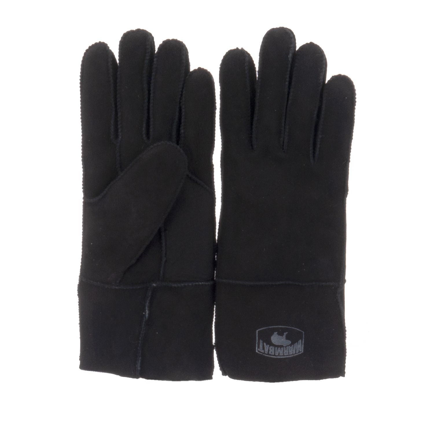 Warmbat Gloves Men Suede Black