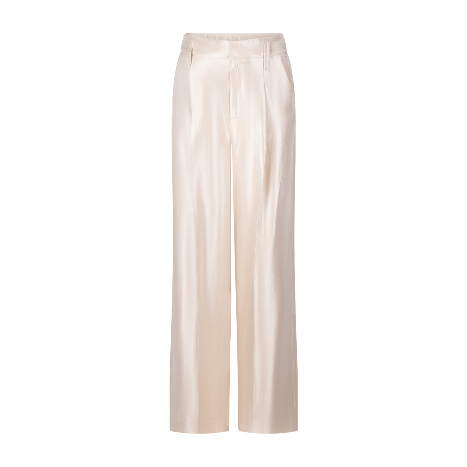 Aaiko Hailey shine vis trousers vanilla ice