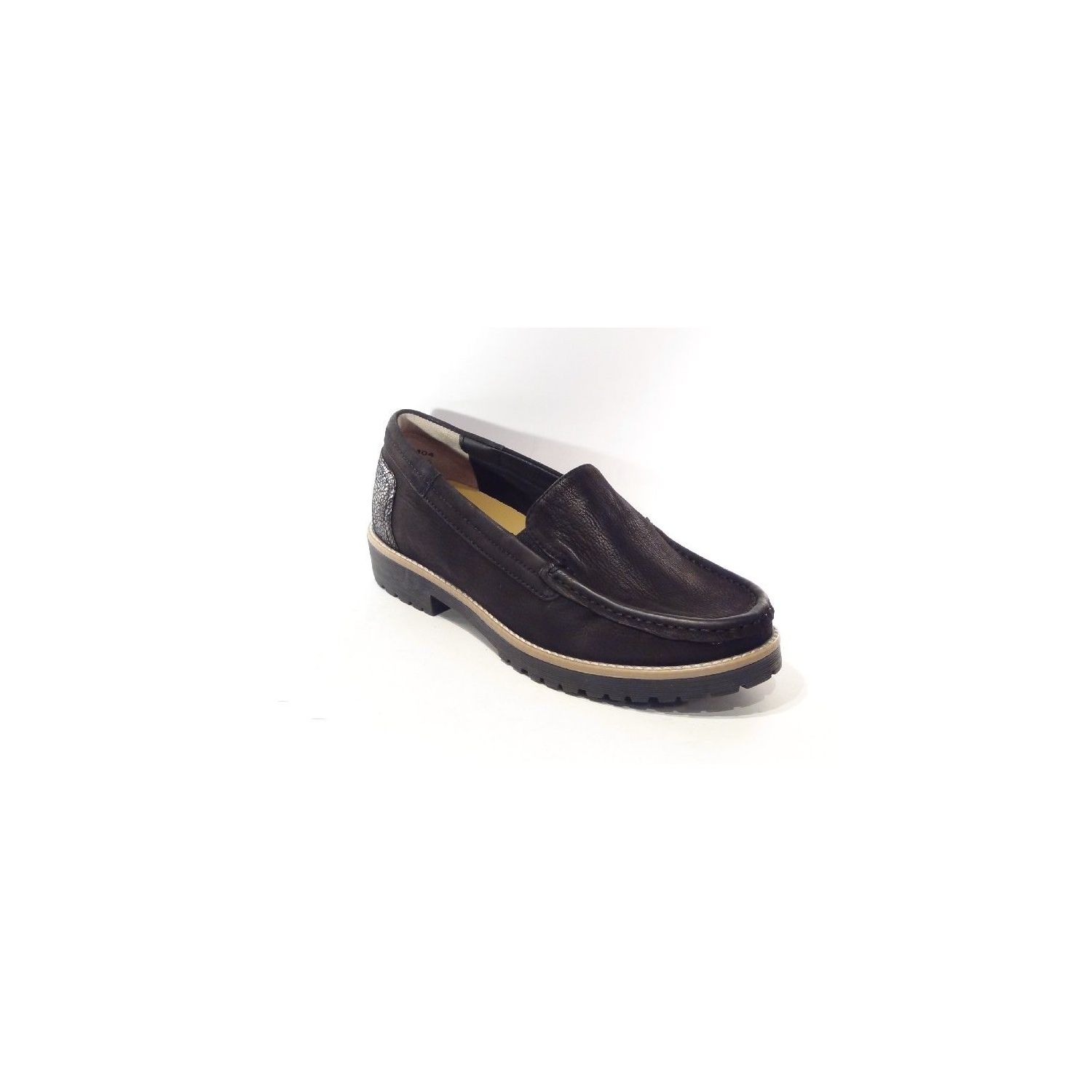 Helioform 308.001 Zwart combi Mocassin H