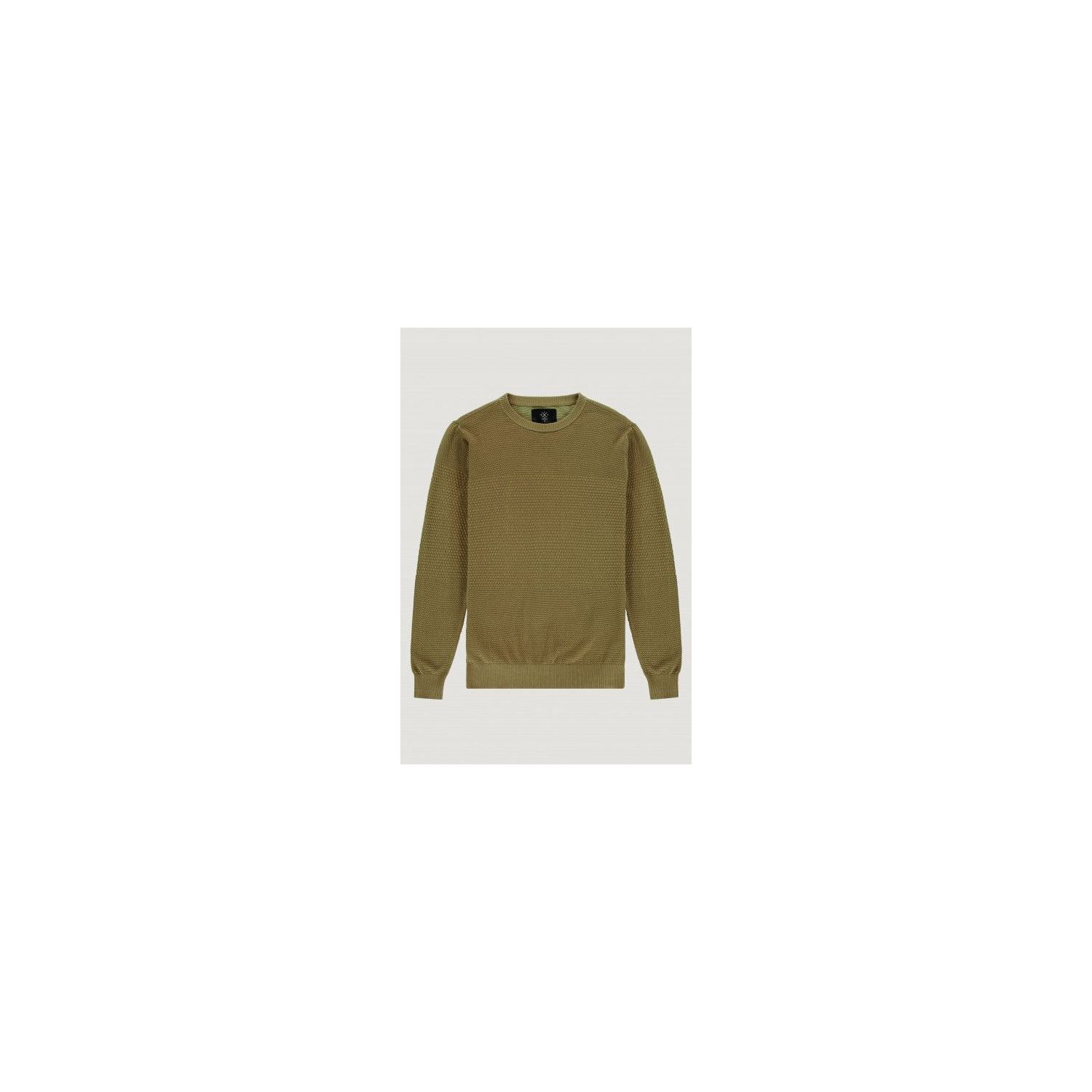 Kultivate kn mustard trui 342-military olive