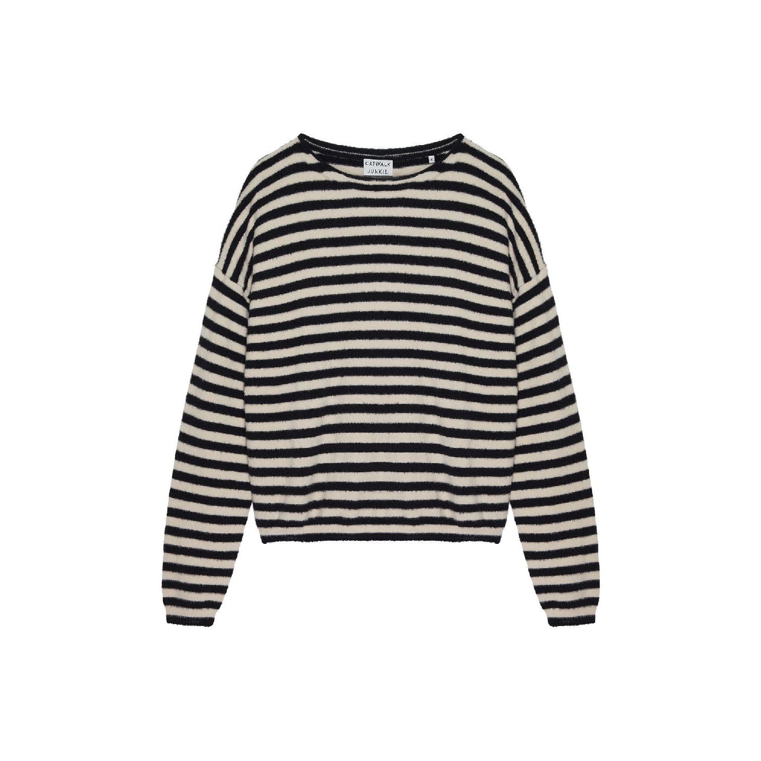 Catwalk Junkie sweater soft stripe black