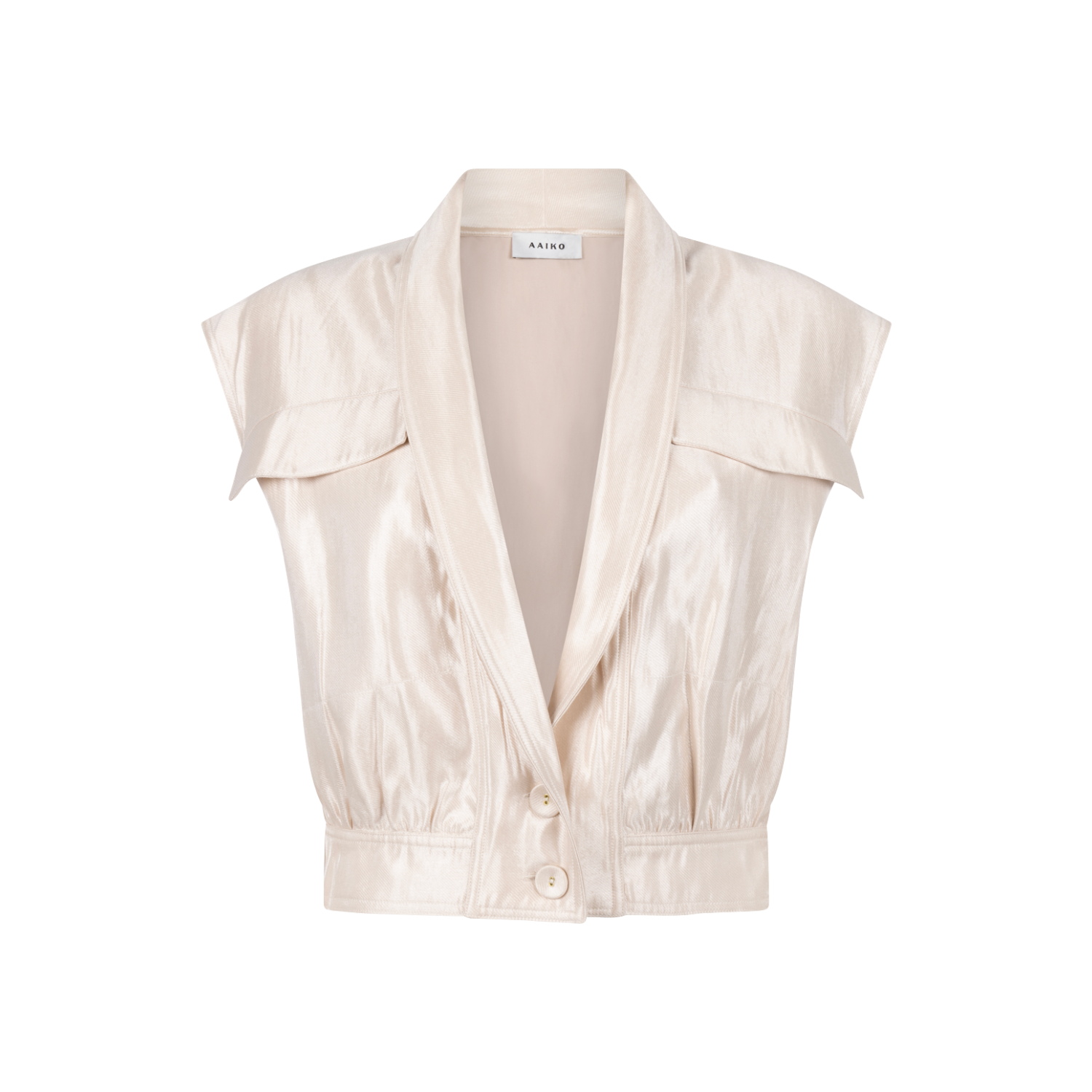 Aaiko Lies vis gilet vanilla ice