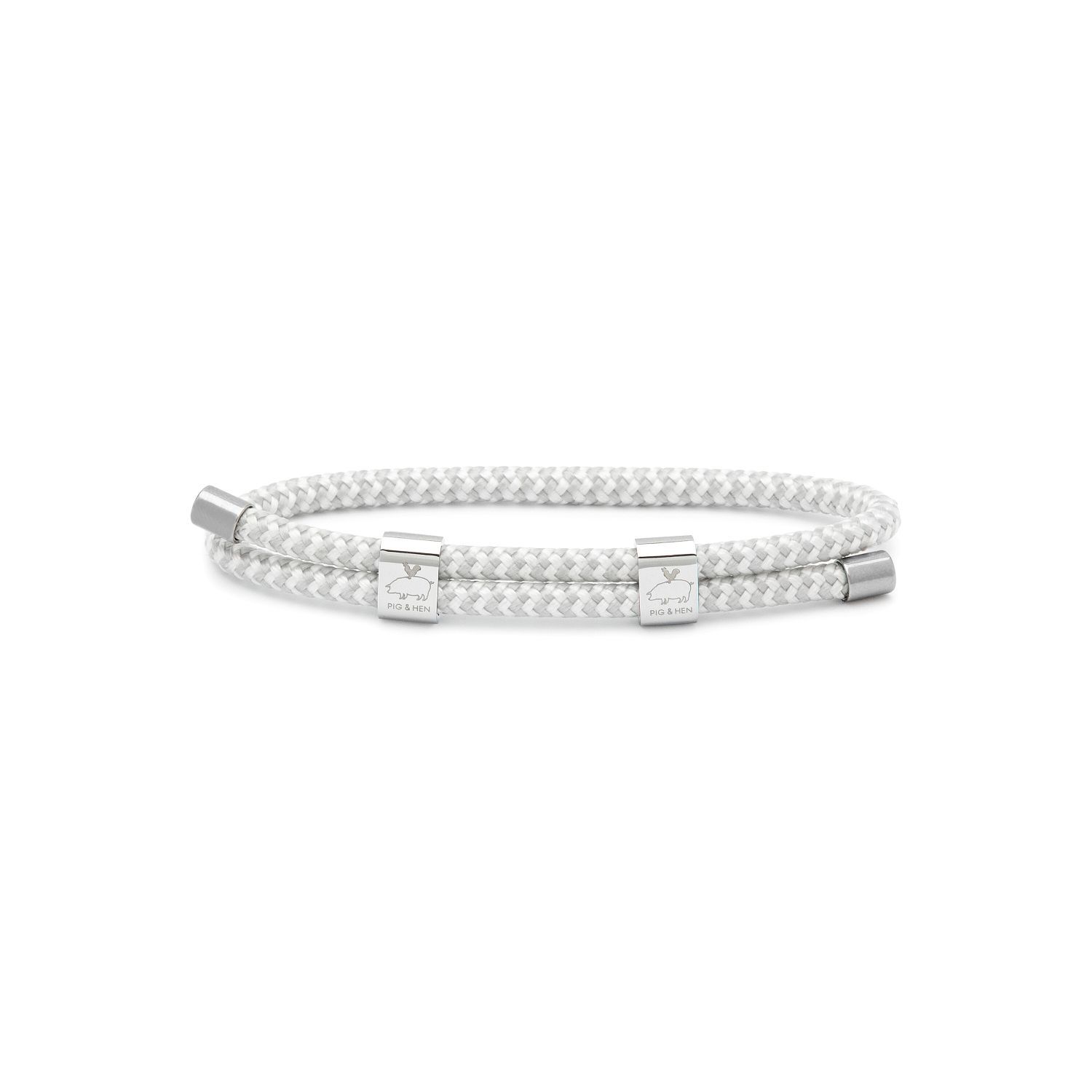 Pig & Hen little lewis white light gray | silver