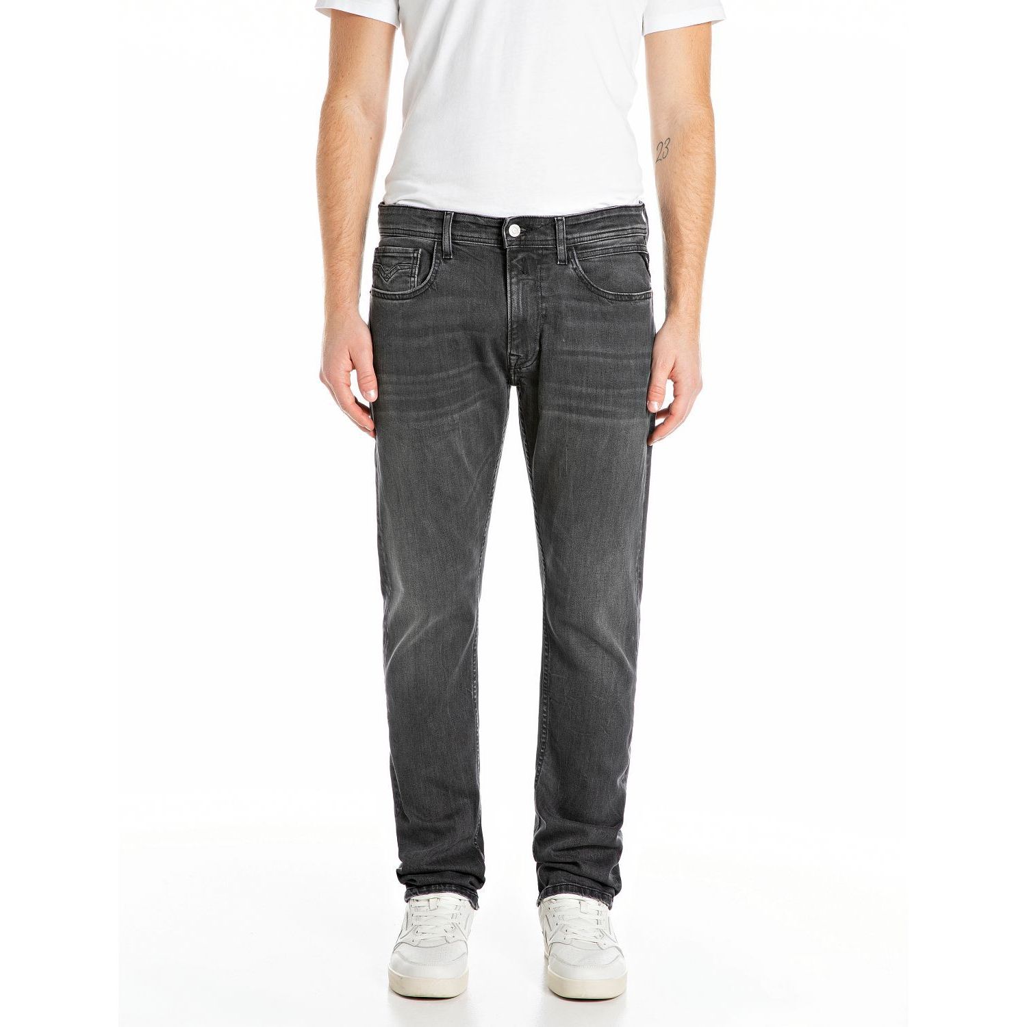 Replay rocco pants dark grey