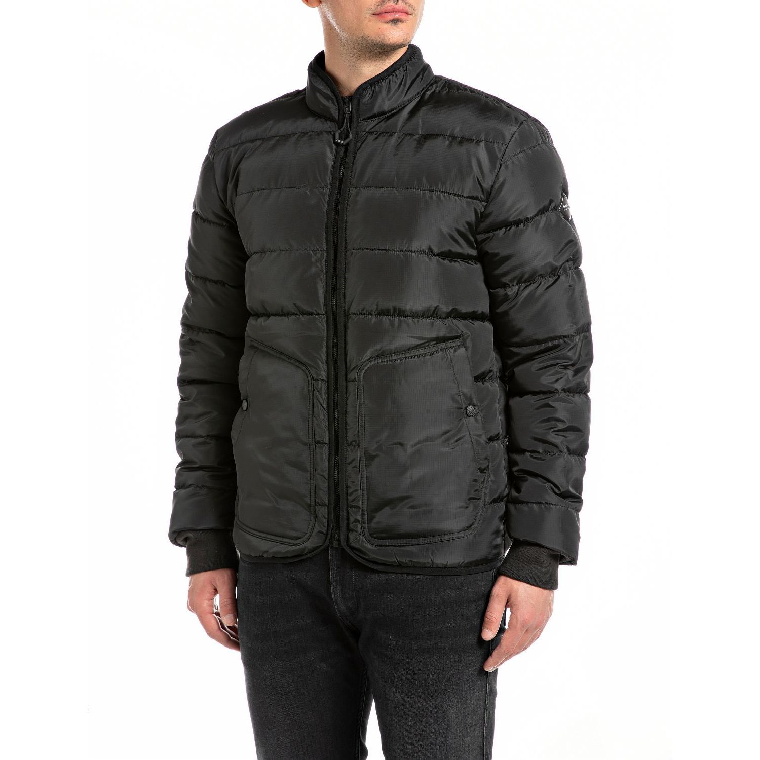 Replay jacket nearly black m8398 84976-998