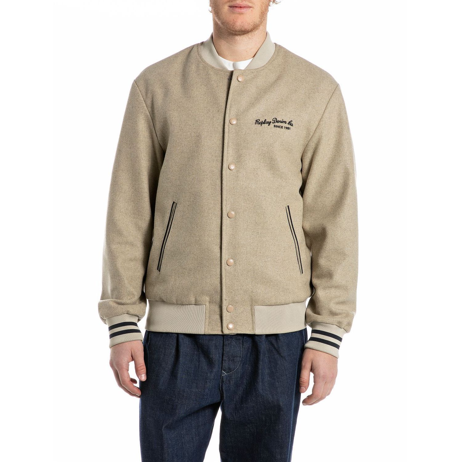 Replay giubbino jacket sand