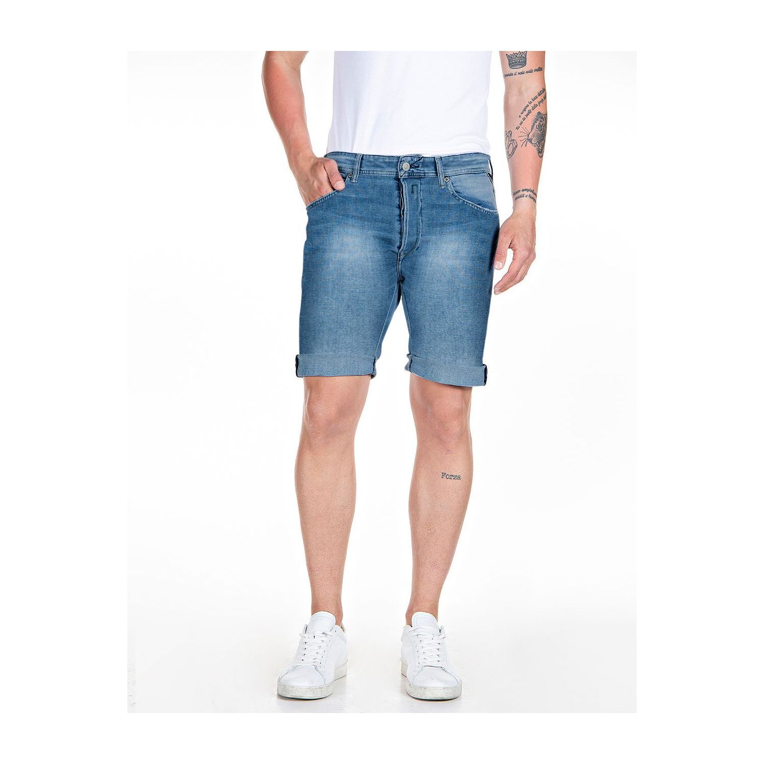 Replay ma981y short medium blue