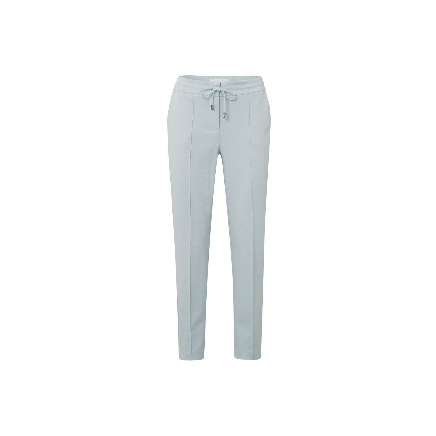 YAYA jersey tailored jogging trousers pearl blue