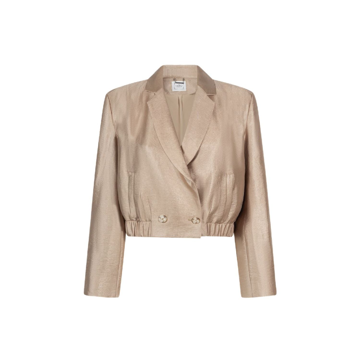 Aaiko mille satin jacket warm beige