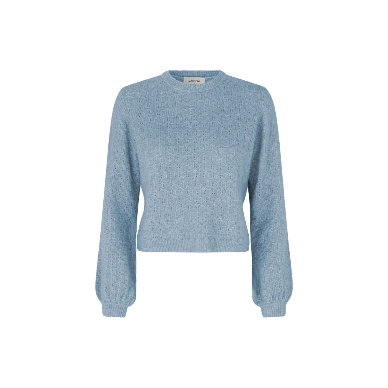 Modström alves o-neck sweater blue pearl