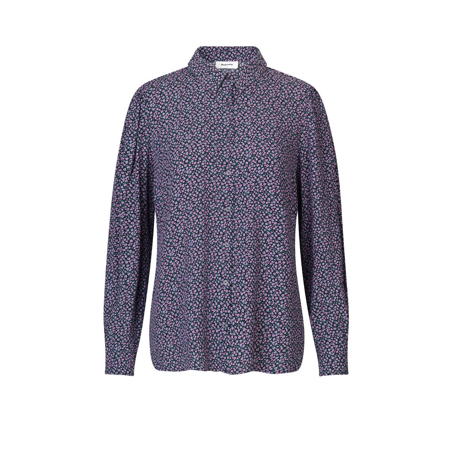 Modström apollo print shirt mini pink daisy