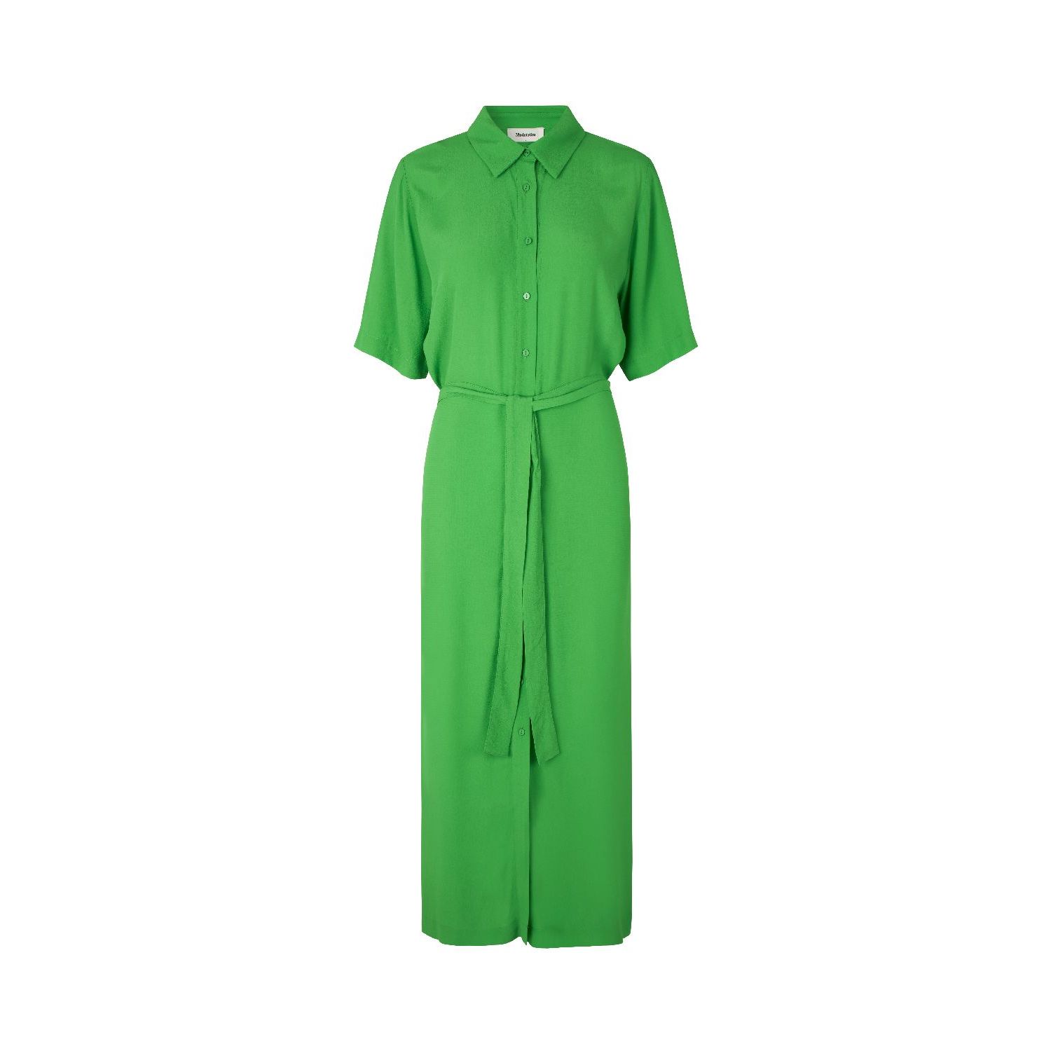 Modström cash long dress classic green