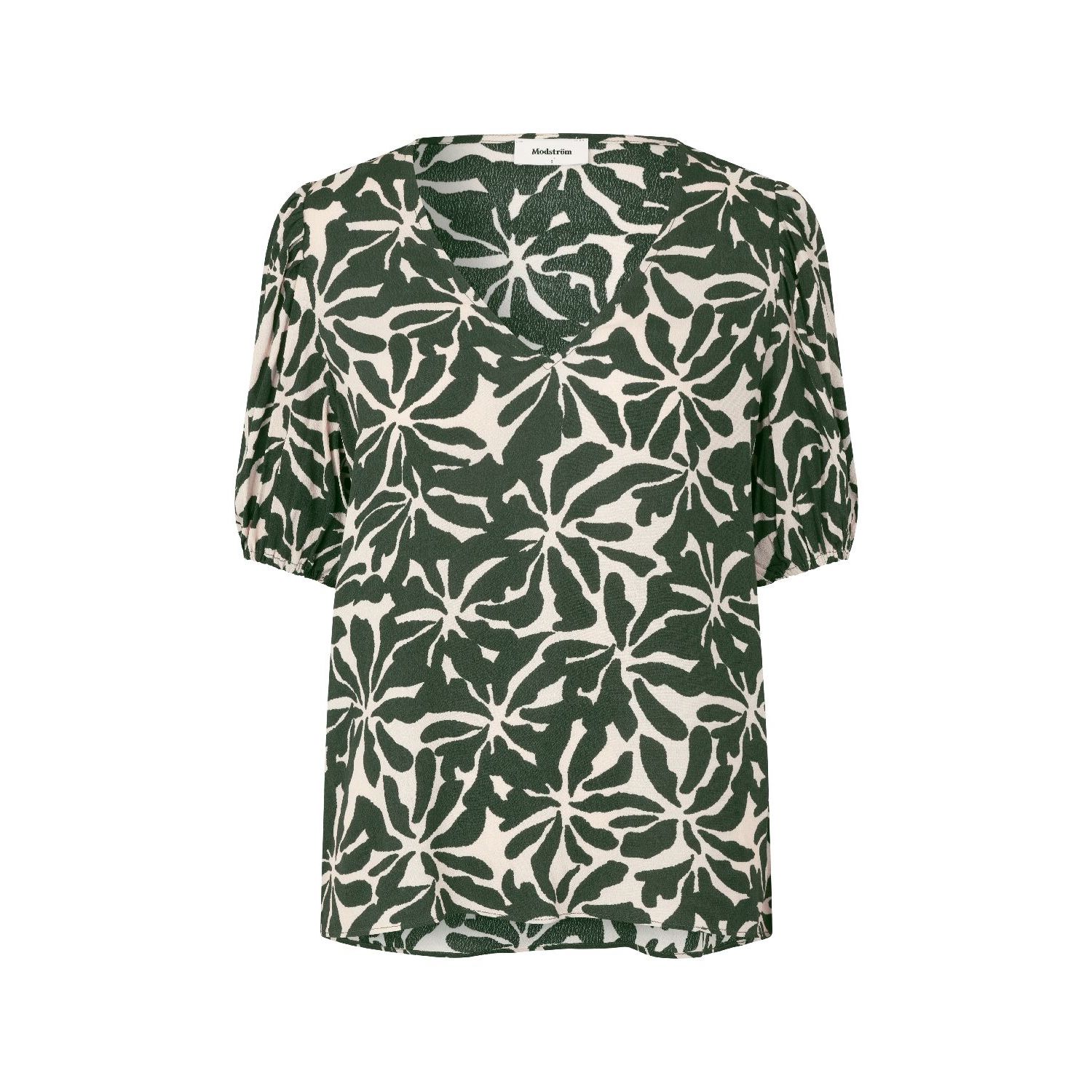 Modstrom fernMD print top ocean fleur