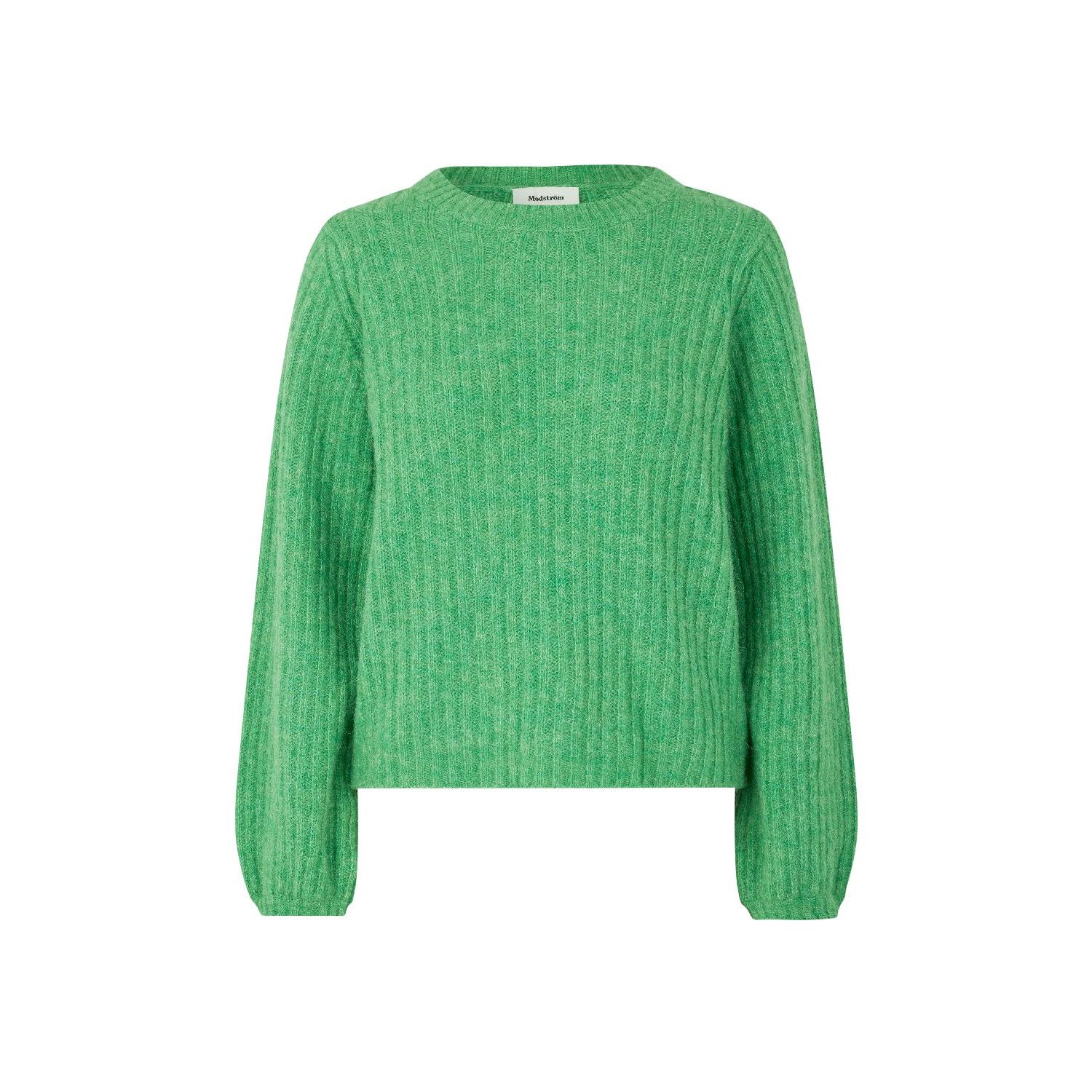 Modstrom goldie o-neck knit trui faded green