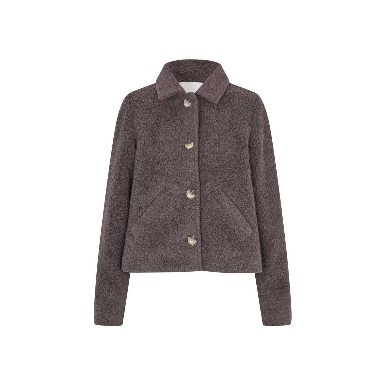 Modstrom justymd short jacket seal brown