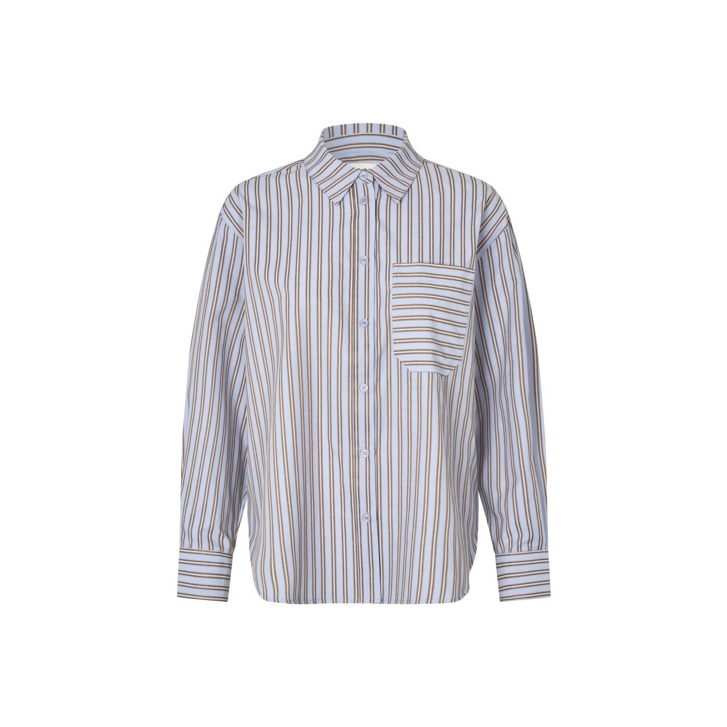 Modstrom millemd shirt blue bell stripe