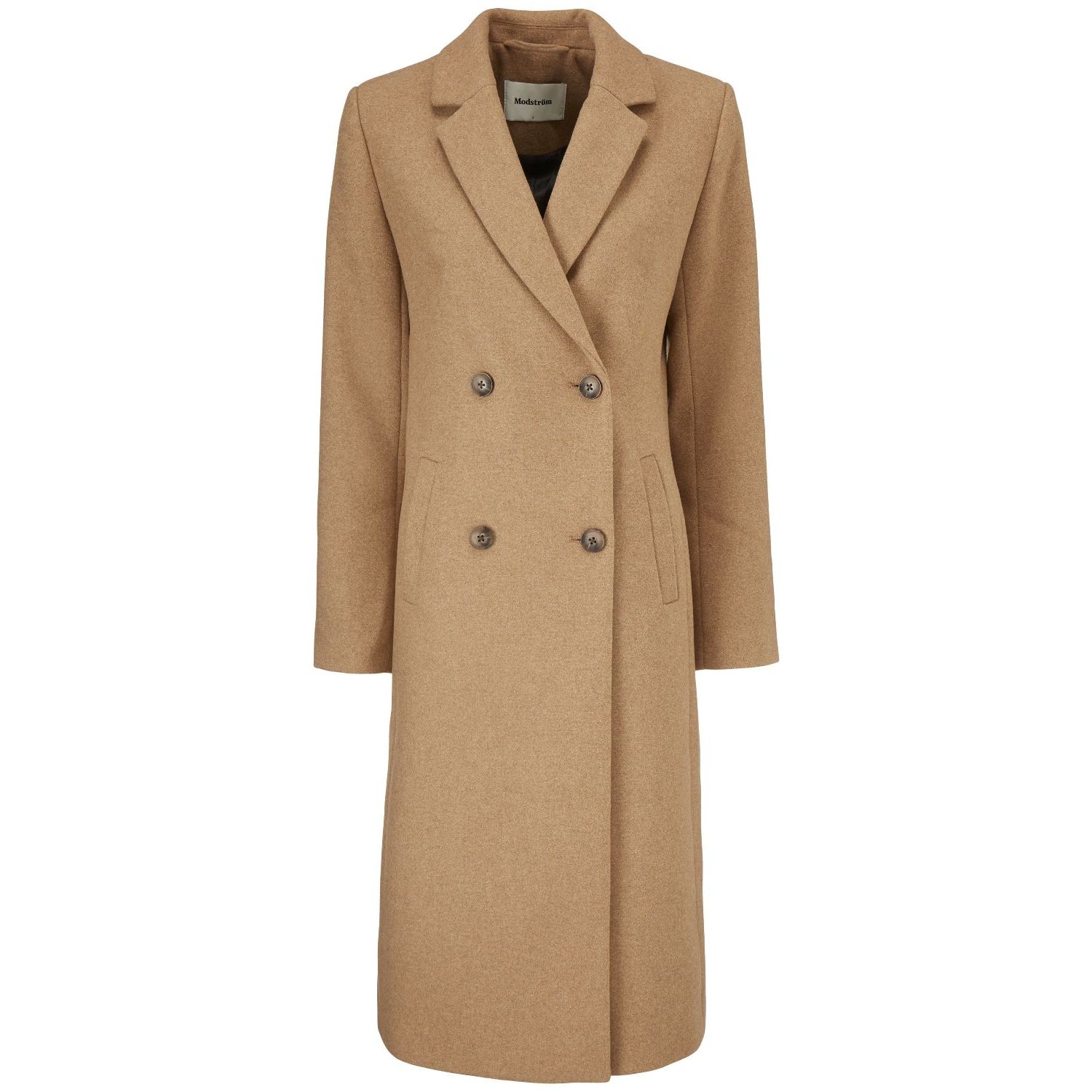 Modström odelia long coat brown sugar