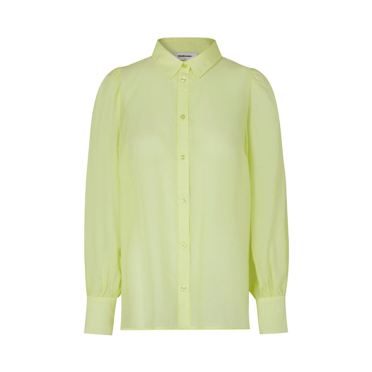 Modström oskar shirt yellow pear