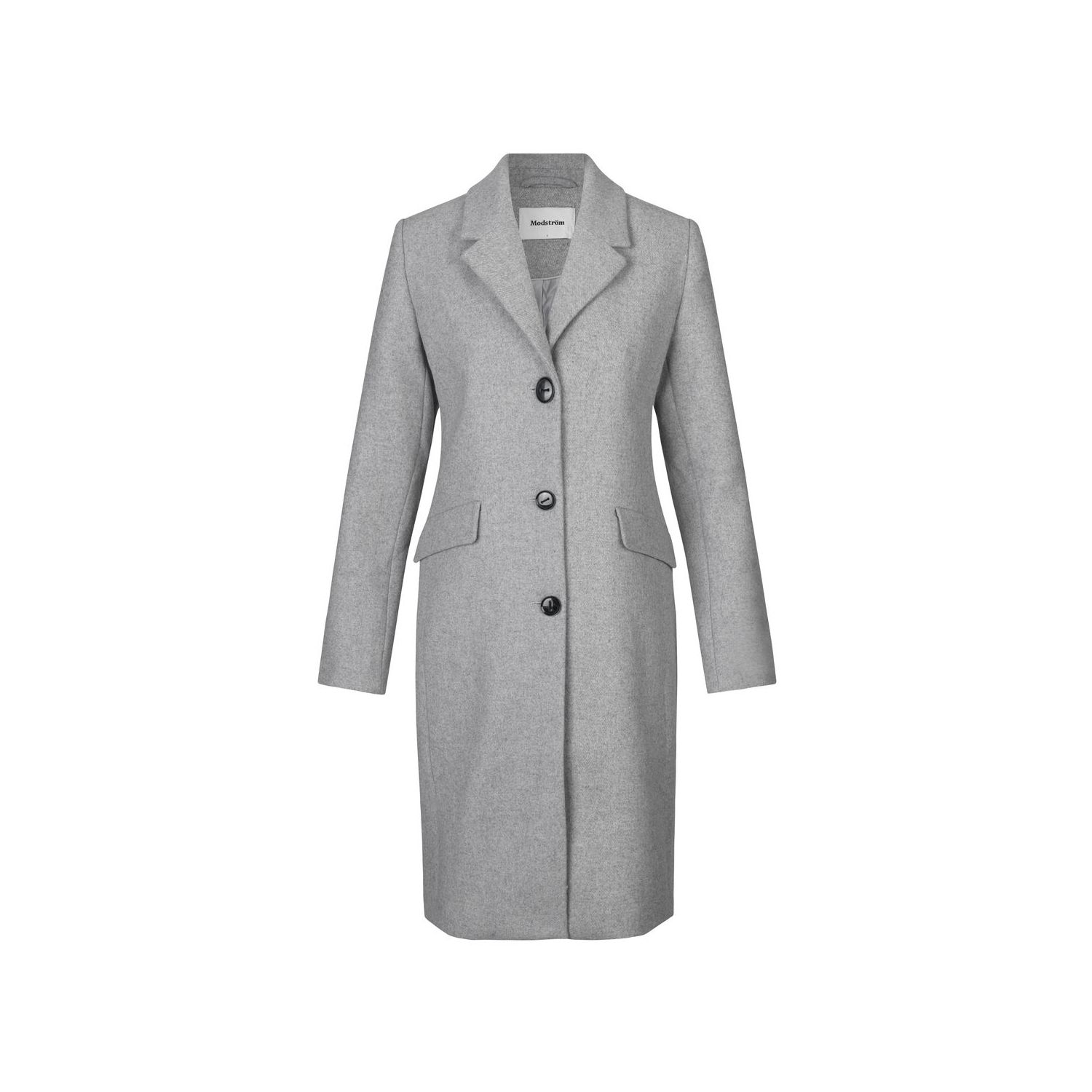 Modstrom pamela coat grey melange