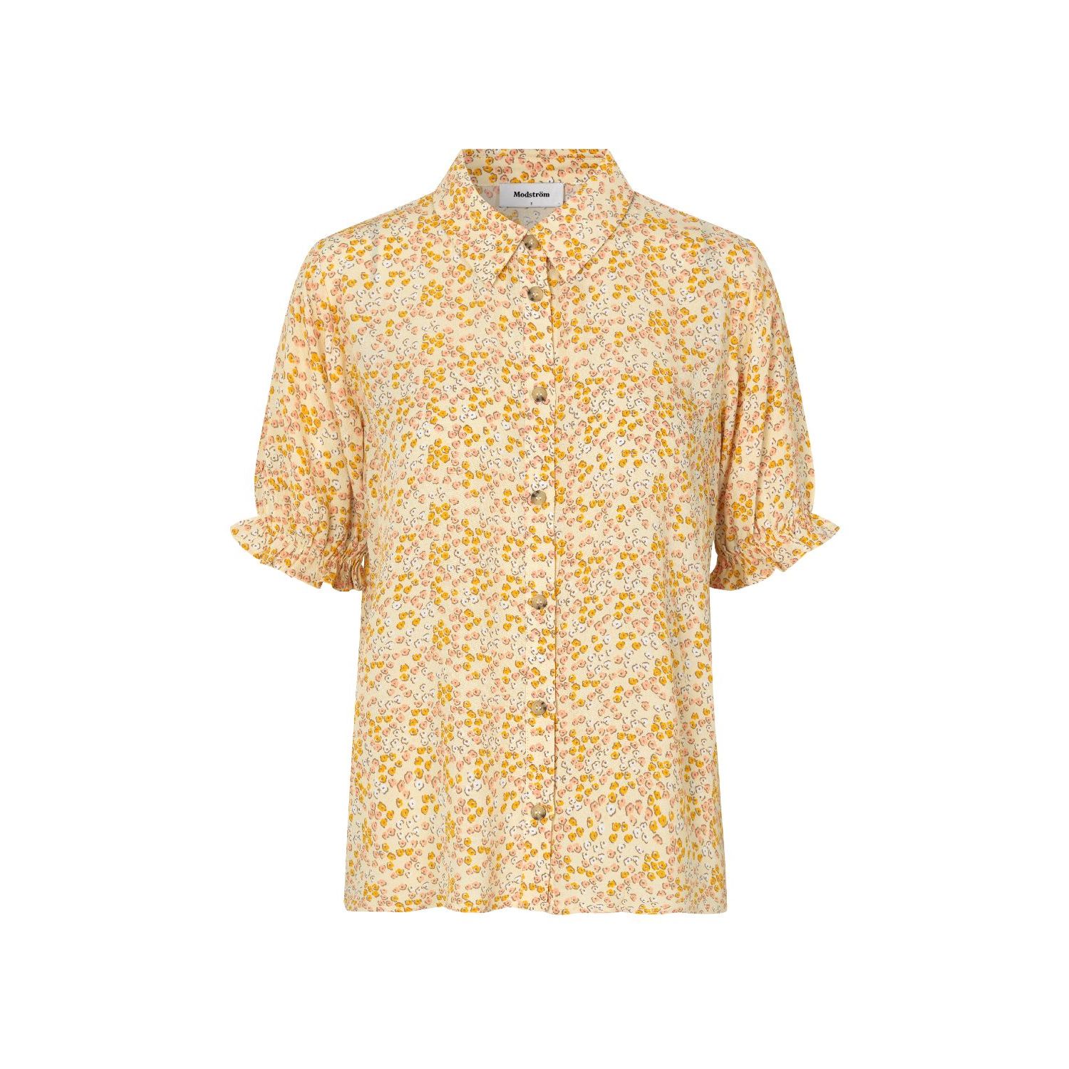 Modstrom ravenMD print shirt bobbie bloom peach