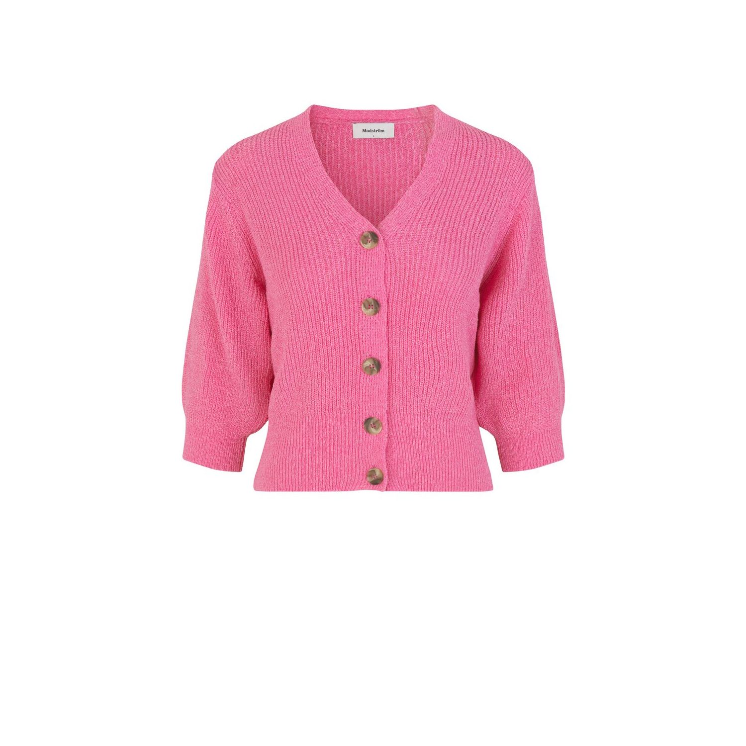 Modström ruth cardigan taffy pink