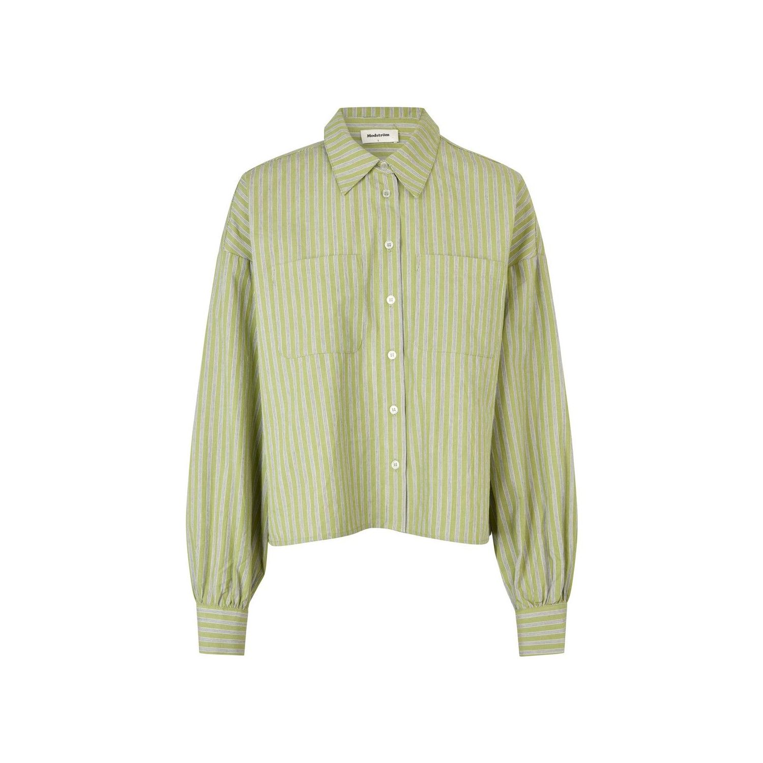 Modstrom umekomd shirt tarragon stripe
